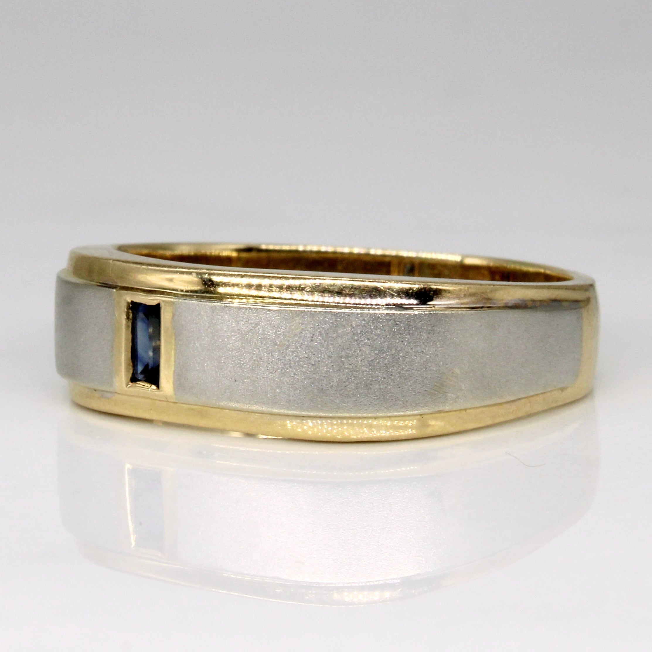 Rectangular Cut Sapphire Ring | 0.13ct | SZ 11.25 |