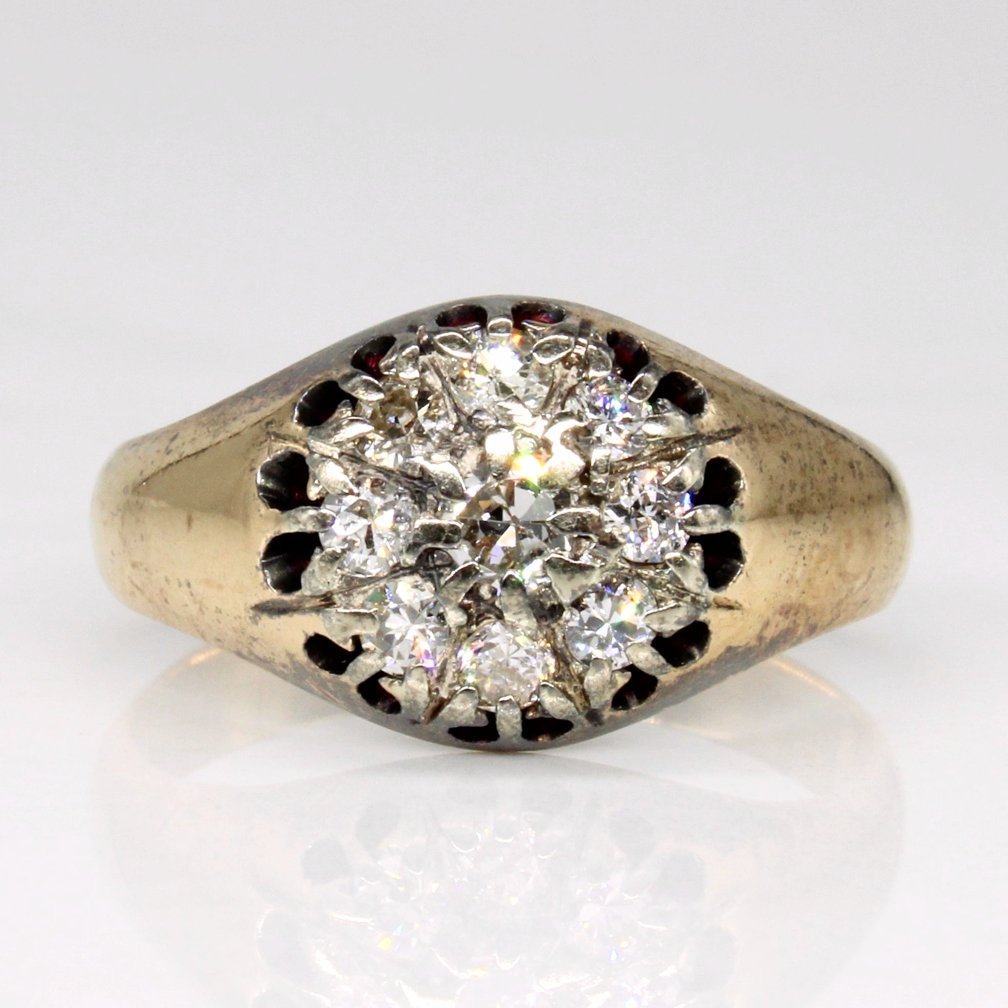 Diamond Cocktail Ring | 0.57ctw | SZ 8.75 |
