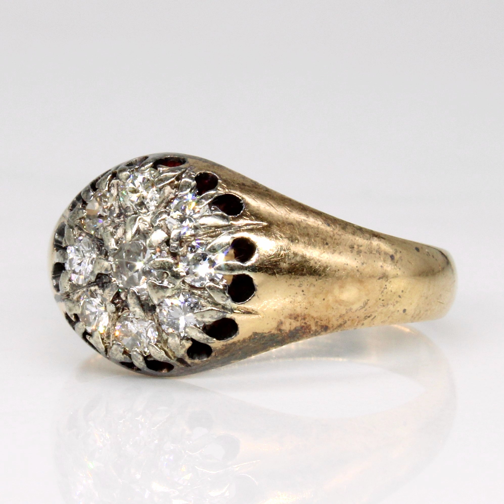 Diamond Cocktail Ring | 0.57ctw | SZ 8.75 |