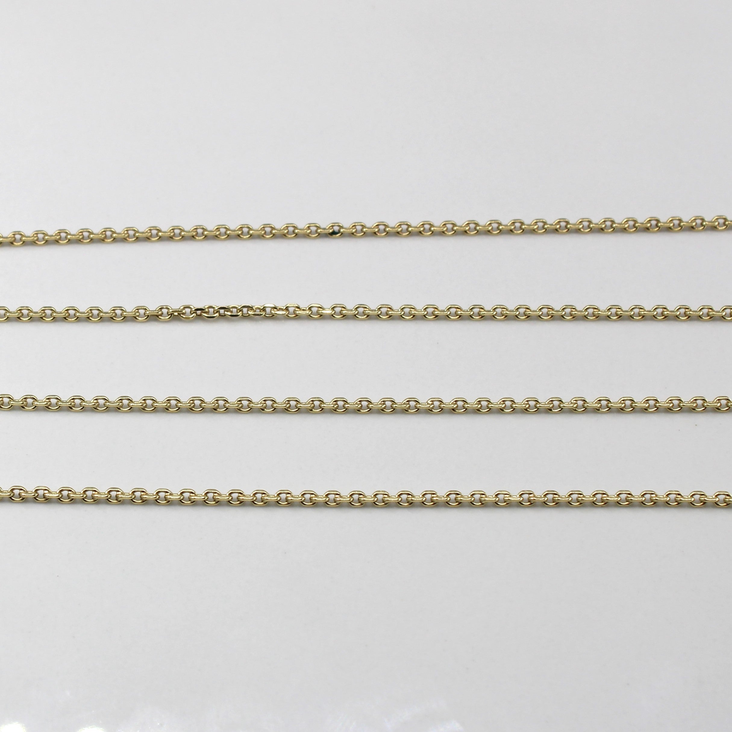 Yellow Gold Rolo Link Chain | 26"|