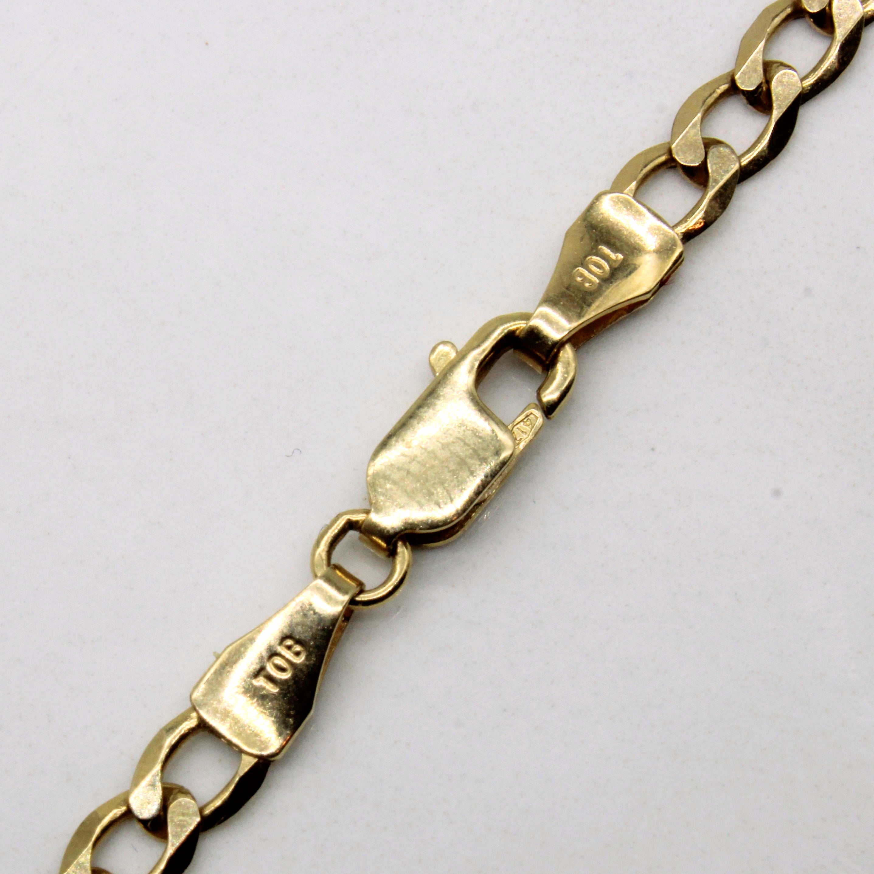10k Yellow Gold Figaro Chain | 20" |