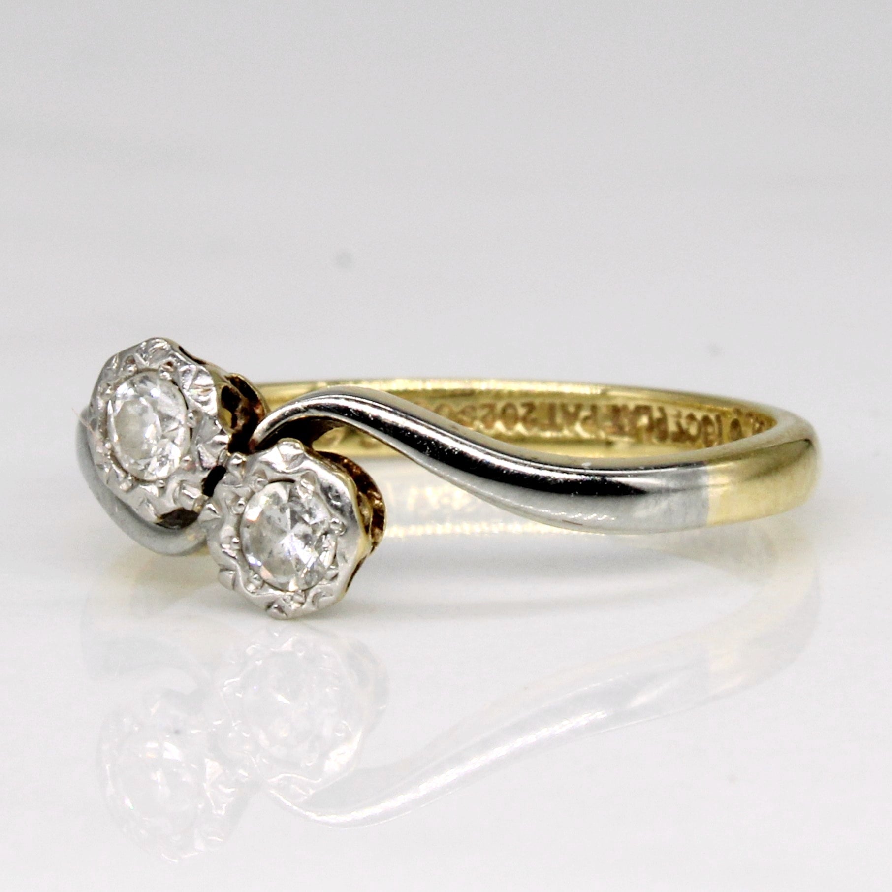 Diamond Toi et Moi Ring | 0.14ctw | SZ 5.75 |