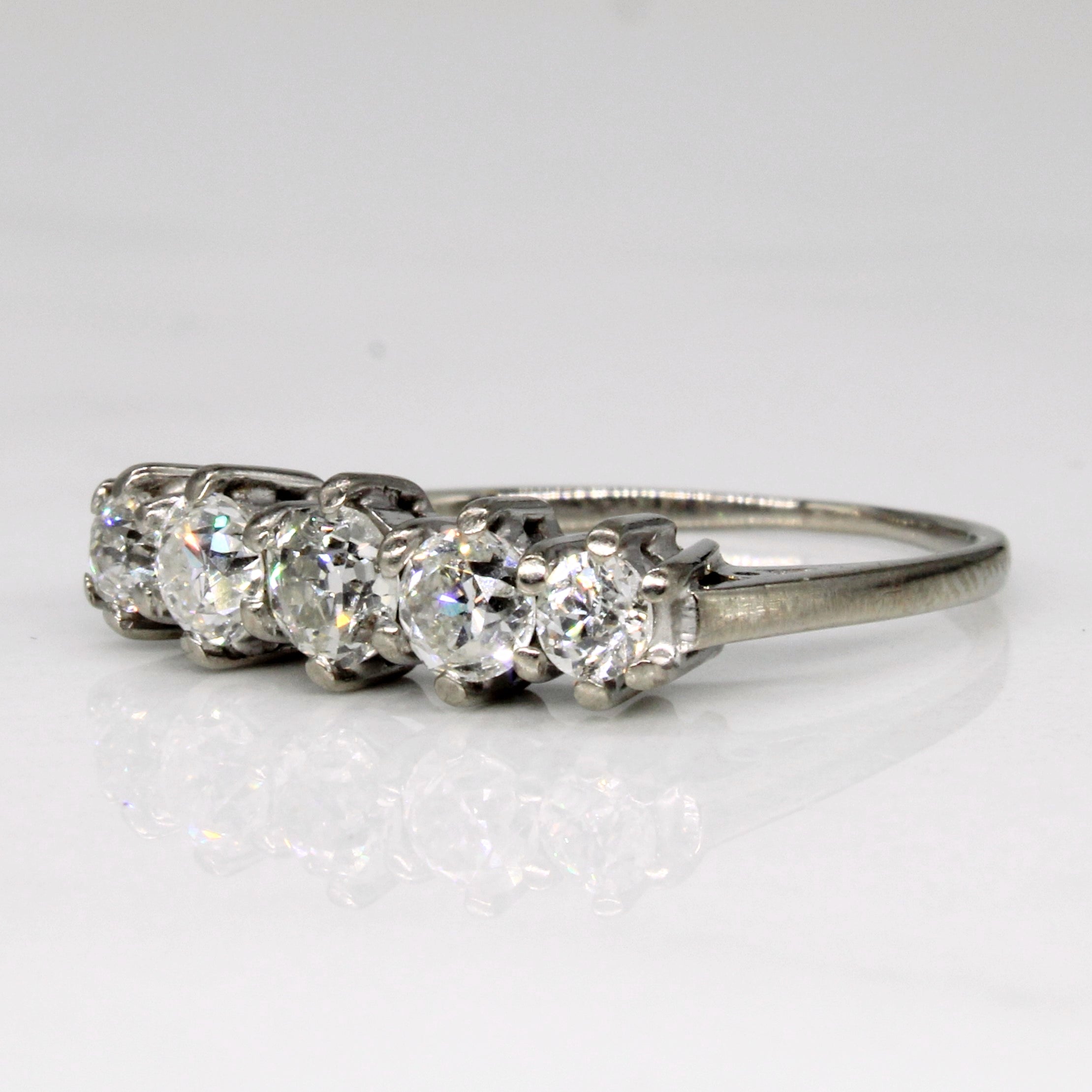 Five Stone Diamond Ring | 0.93ctw | SZ 7.25 |