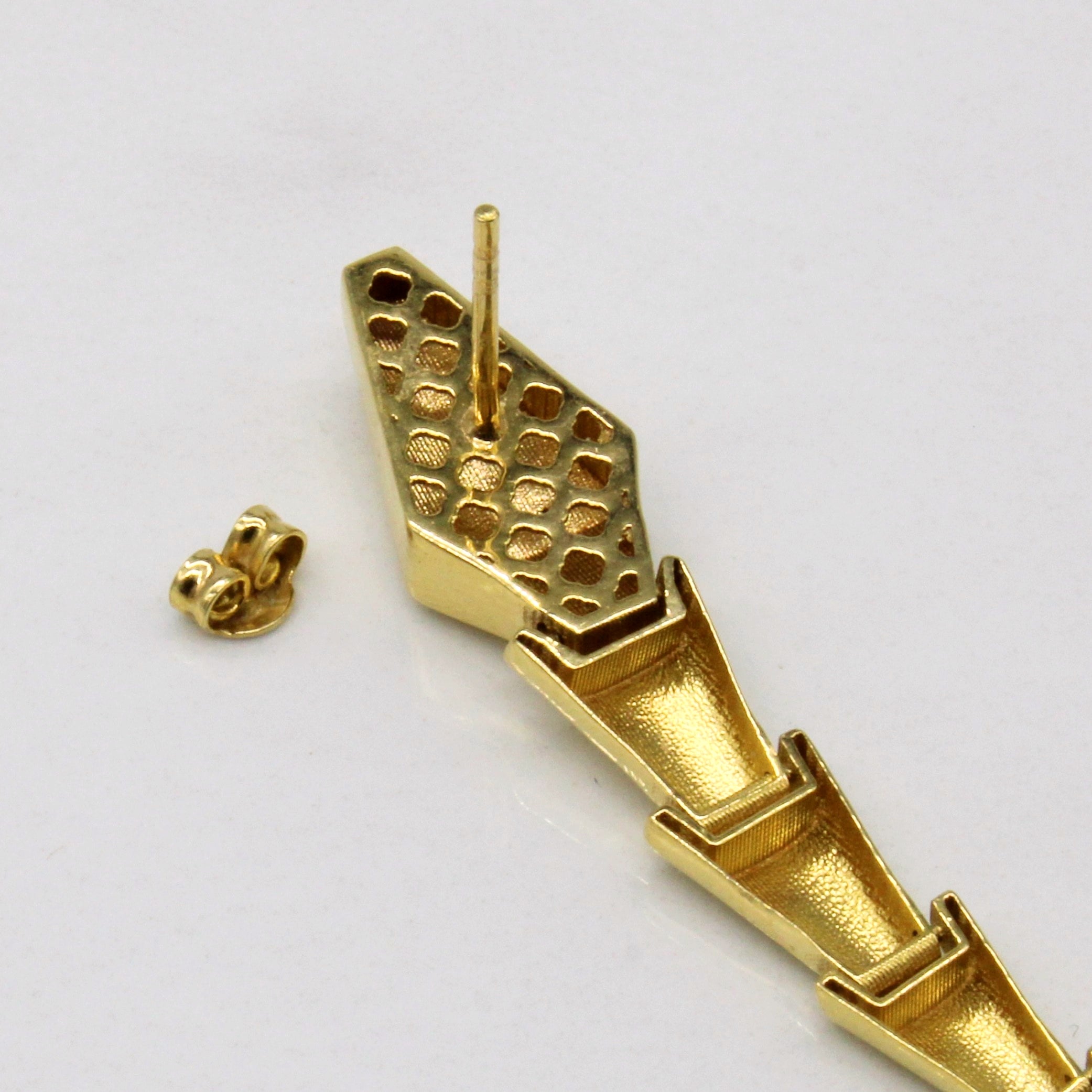 Articulated 18k Yellow Gold Earrings