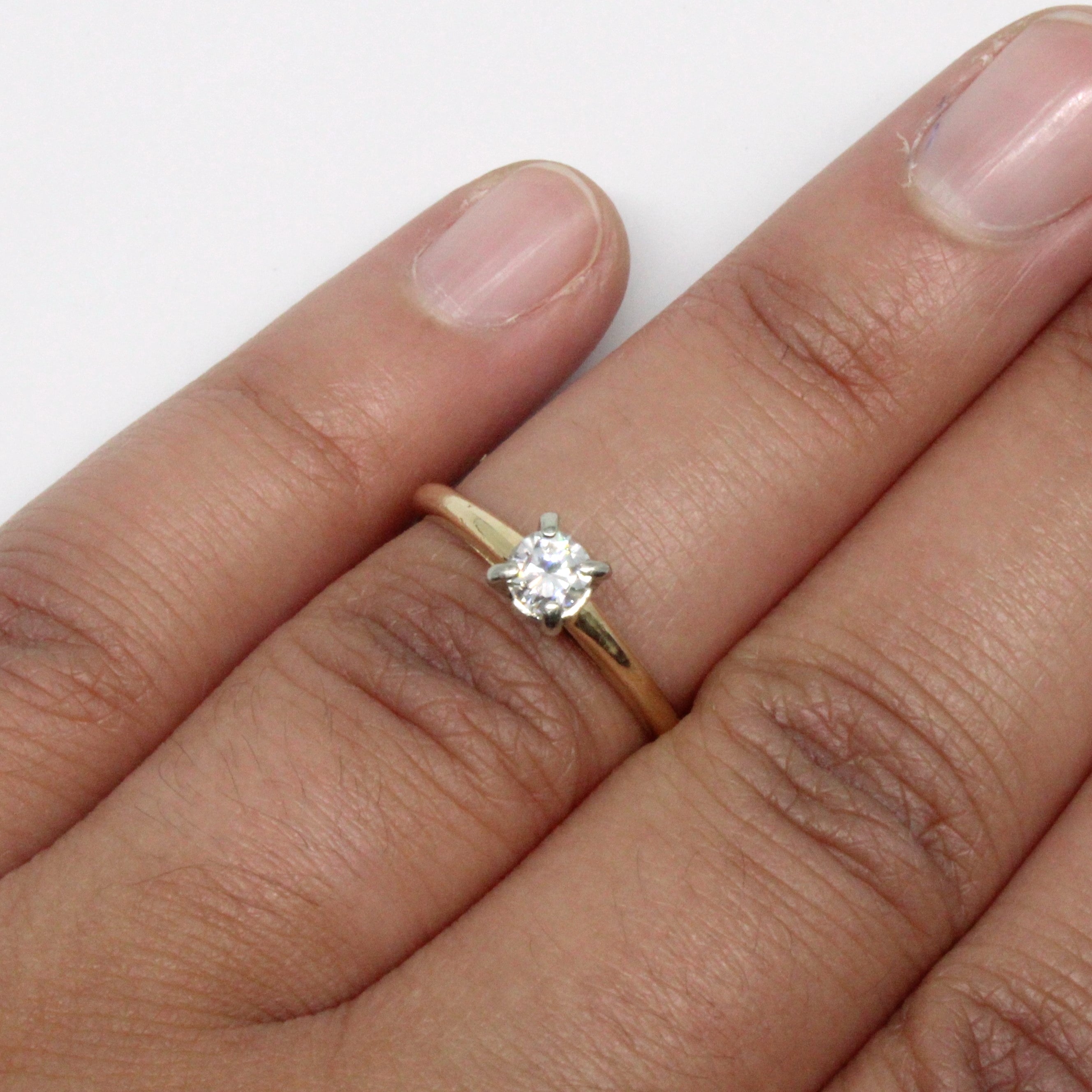 Diamond Solitaire Ring | 0.28ctw | SZ 6 |