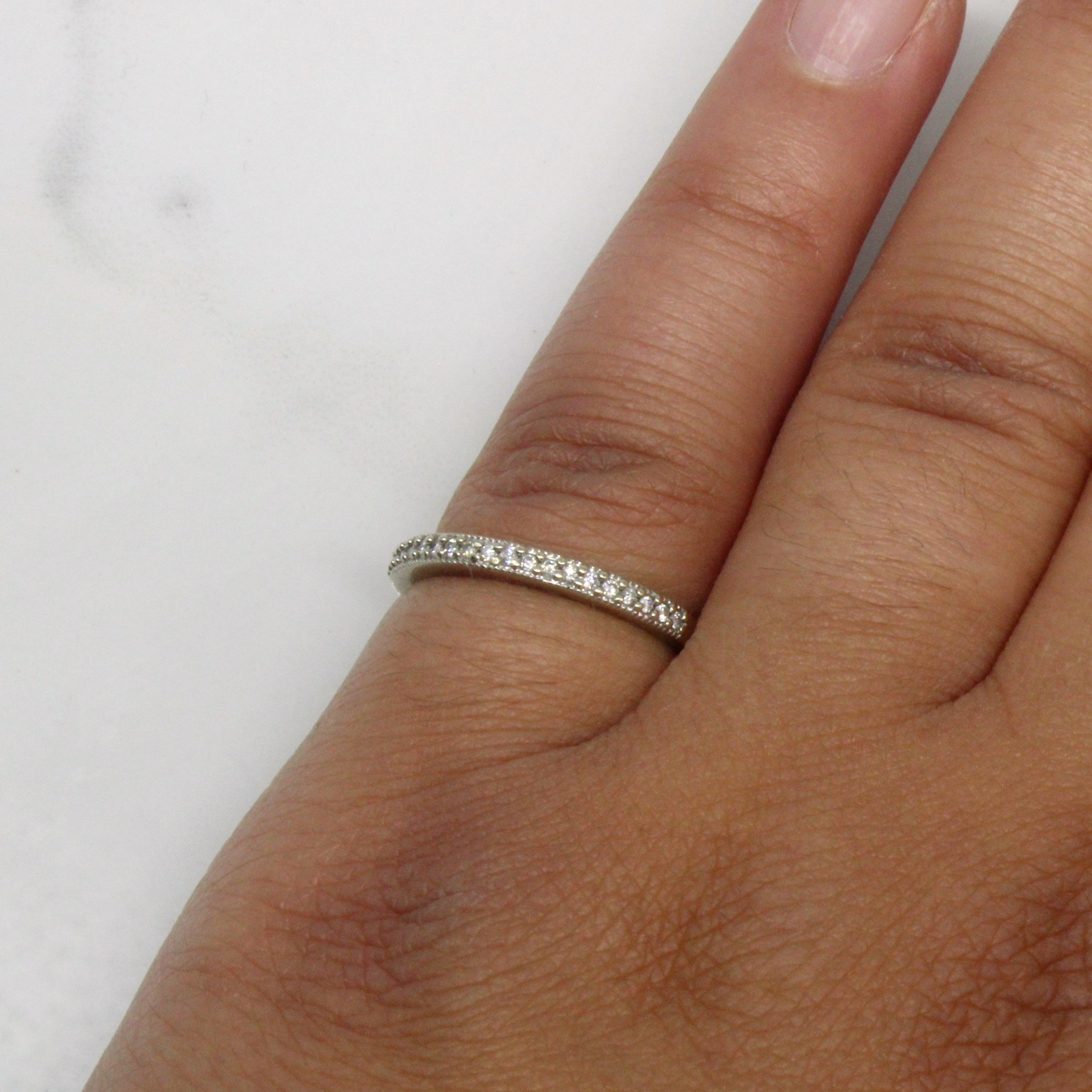Channel Set Diamond Ring | 0.13ctw | SZ 5.25 |