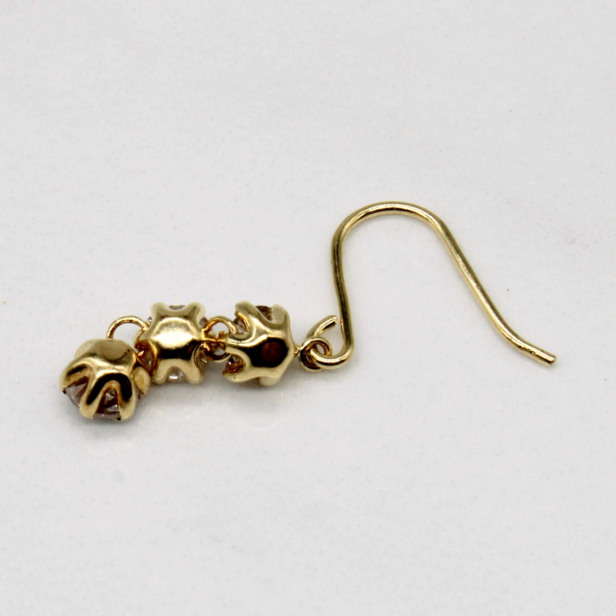 Drop Diamond Fishhook Earrings | 0.92ctw |