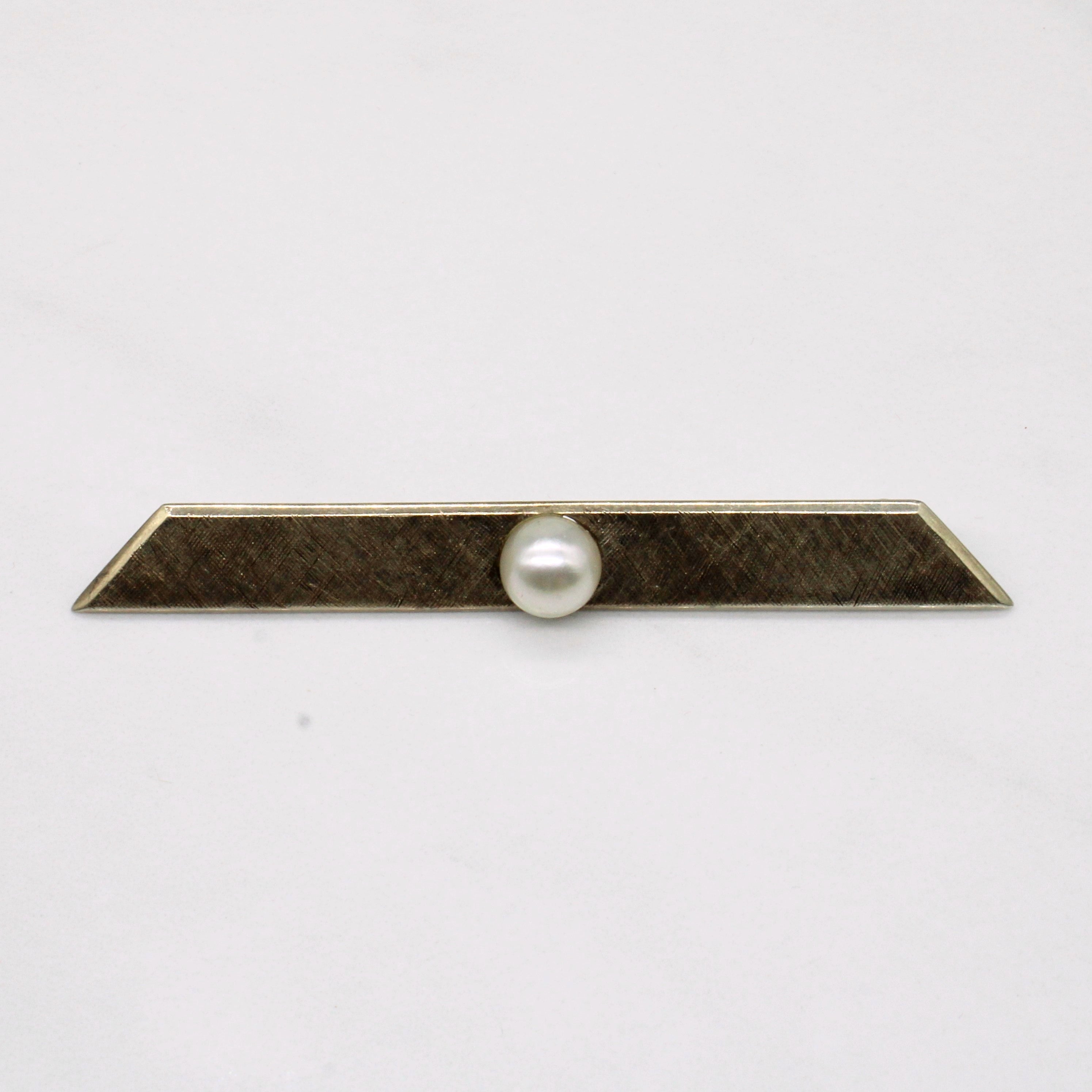 Pearl Geometric Shaped Brooch | 6.65mm |