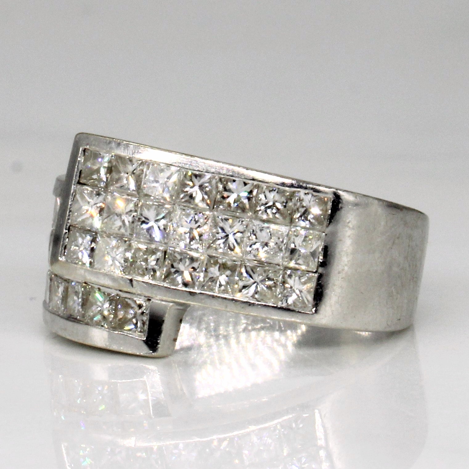 Diamond Bypass Ring | 1.60ctw | SZ 5.75 |