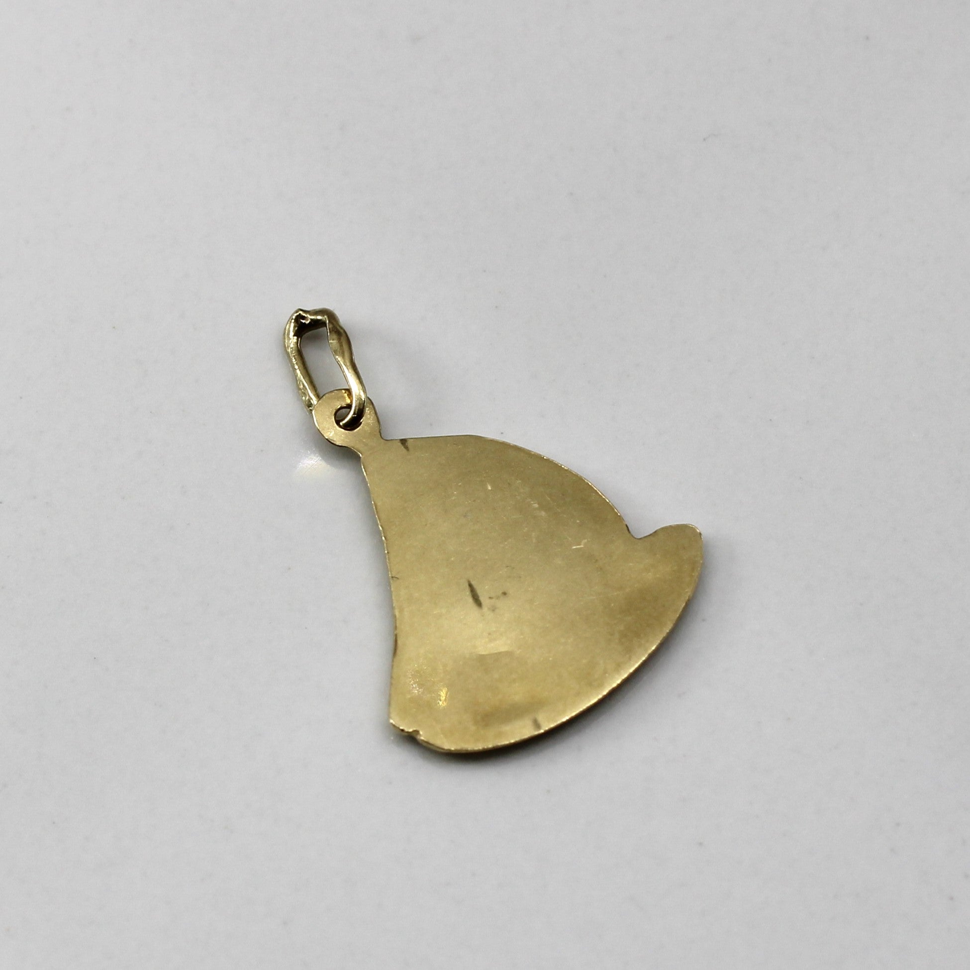 14k Yellow Gold Sailboat Pendant