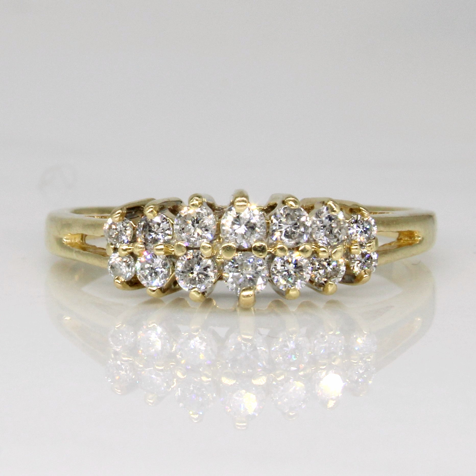 High Set Diamond Ring | 0.34ctw | SZ 9.25 |