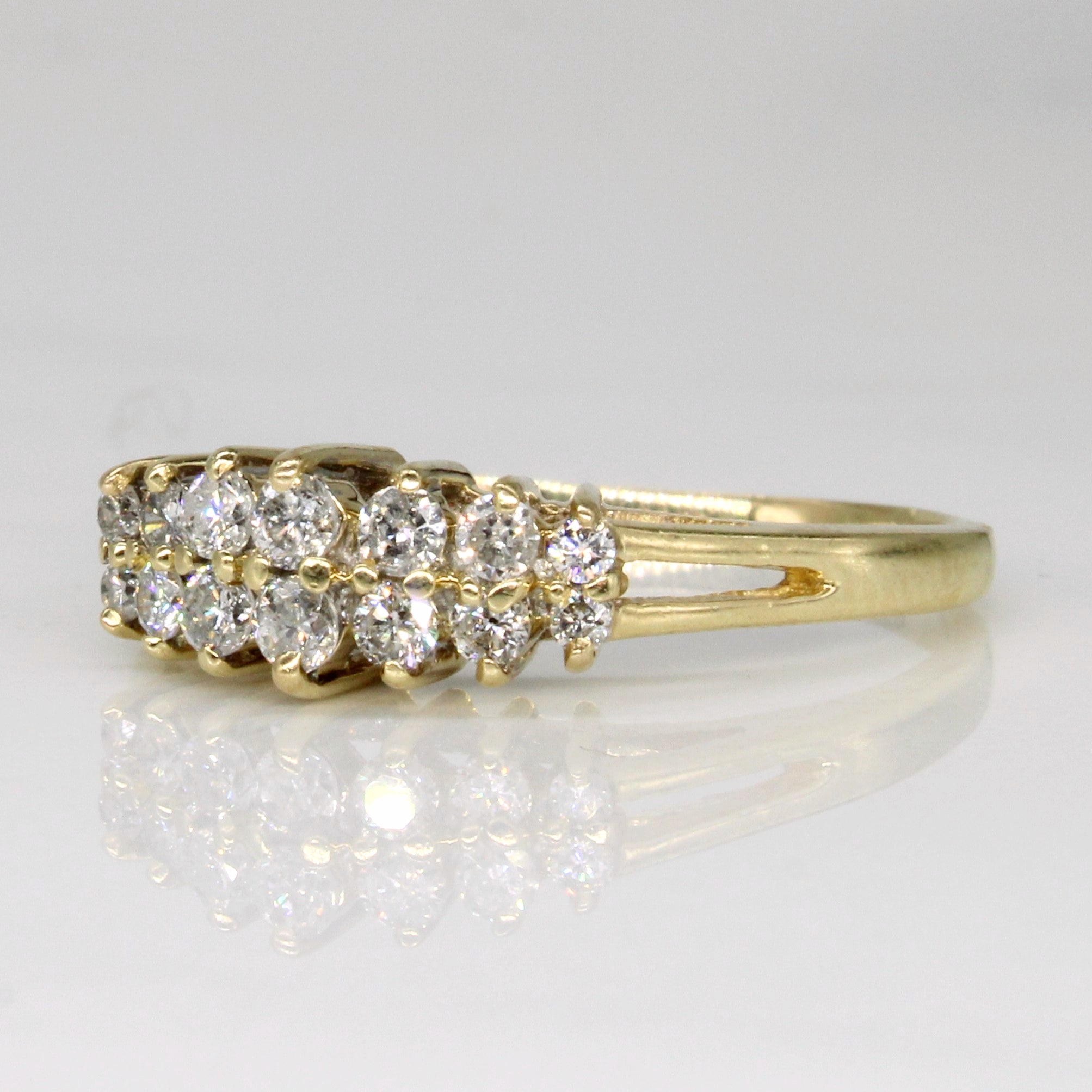 High Set Diamond Ring | 0.34ctw | SZ 9.25 |