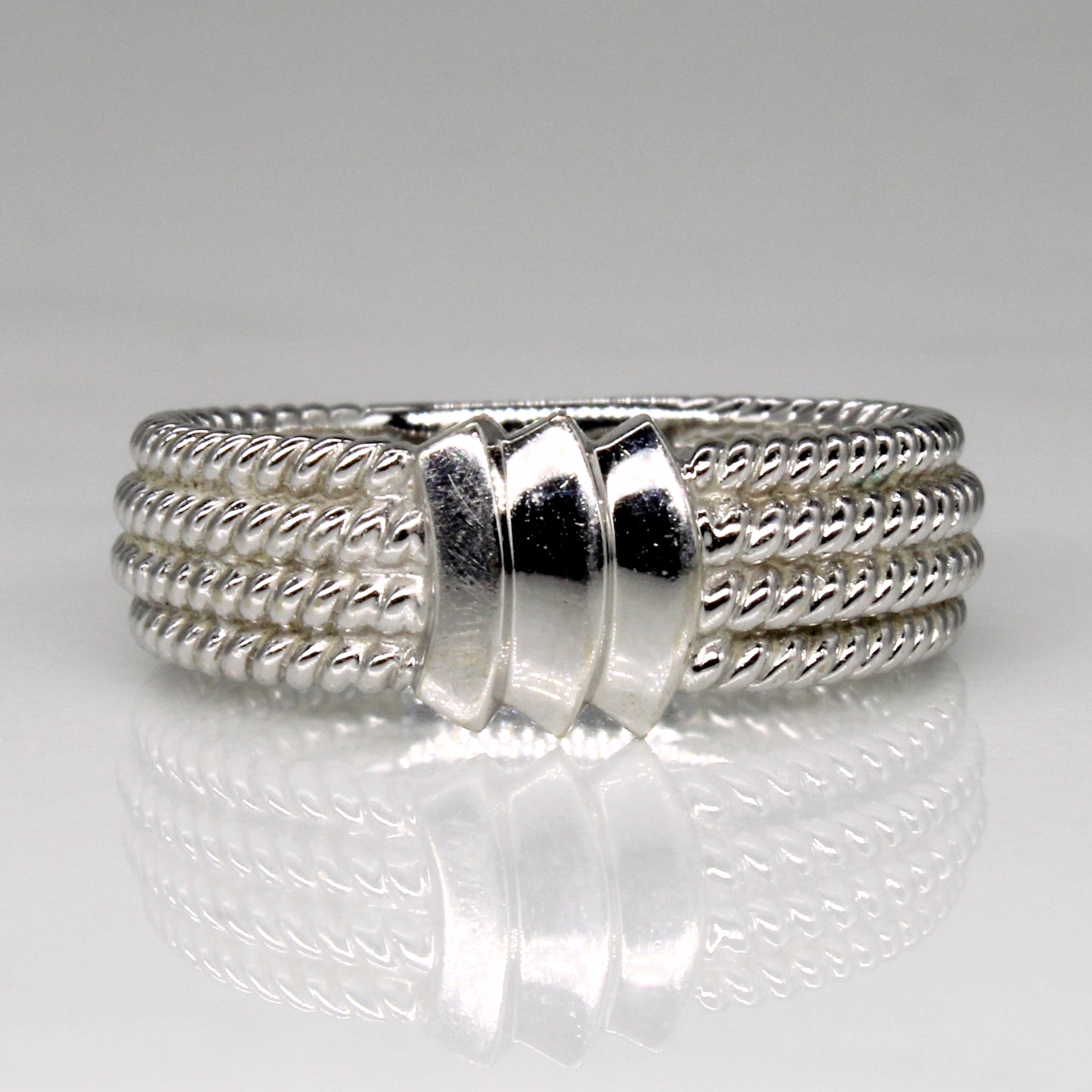 18k White Gold Ring | SZ 6.75 |