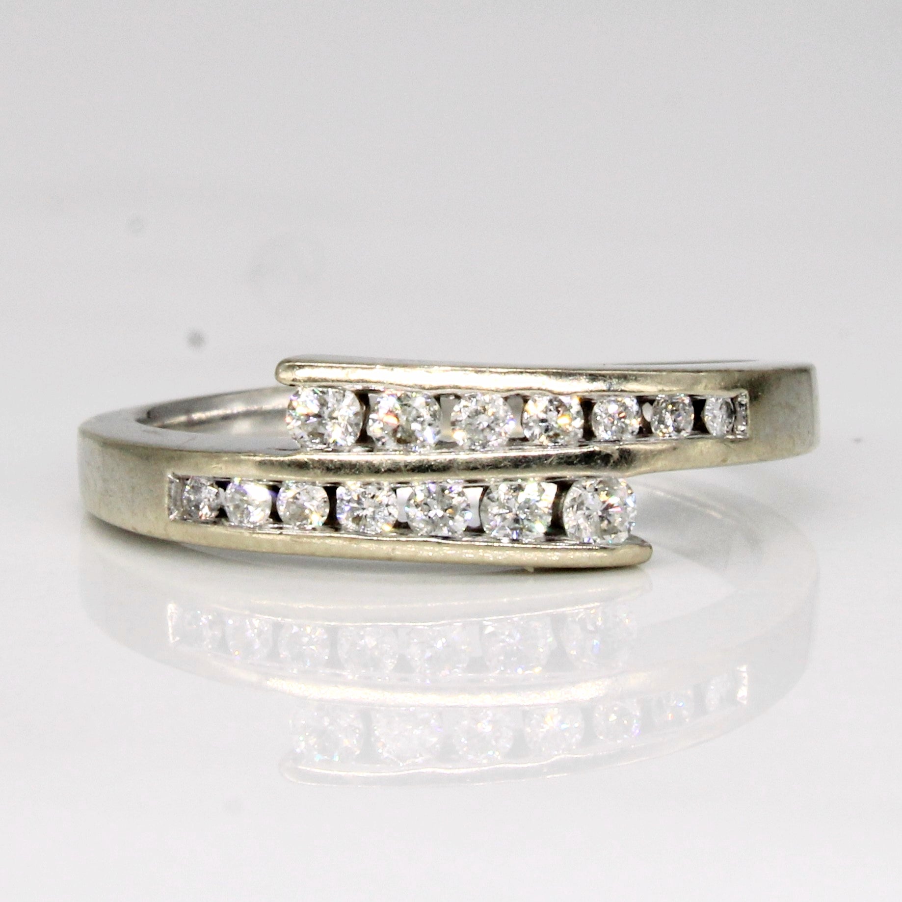 Diamond Bypass Ring | 0.22ctw | SZ 6.25 |