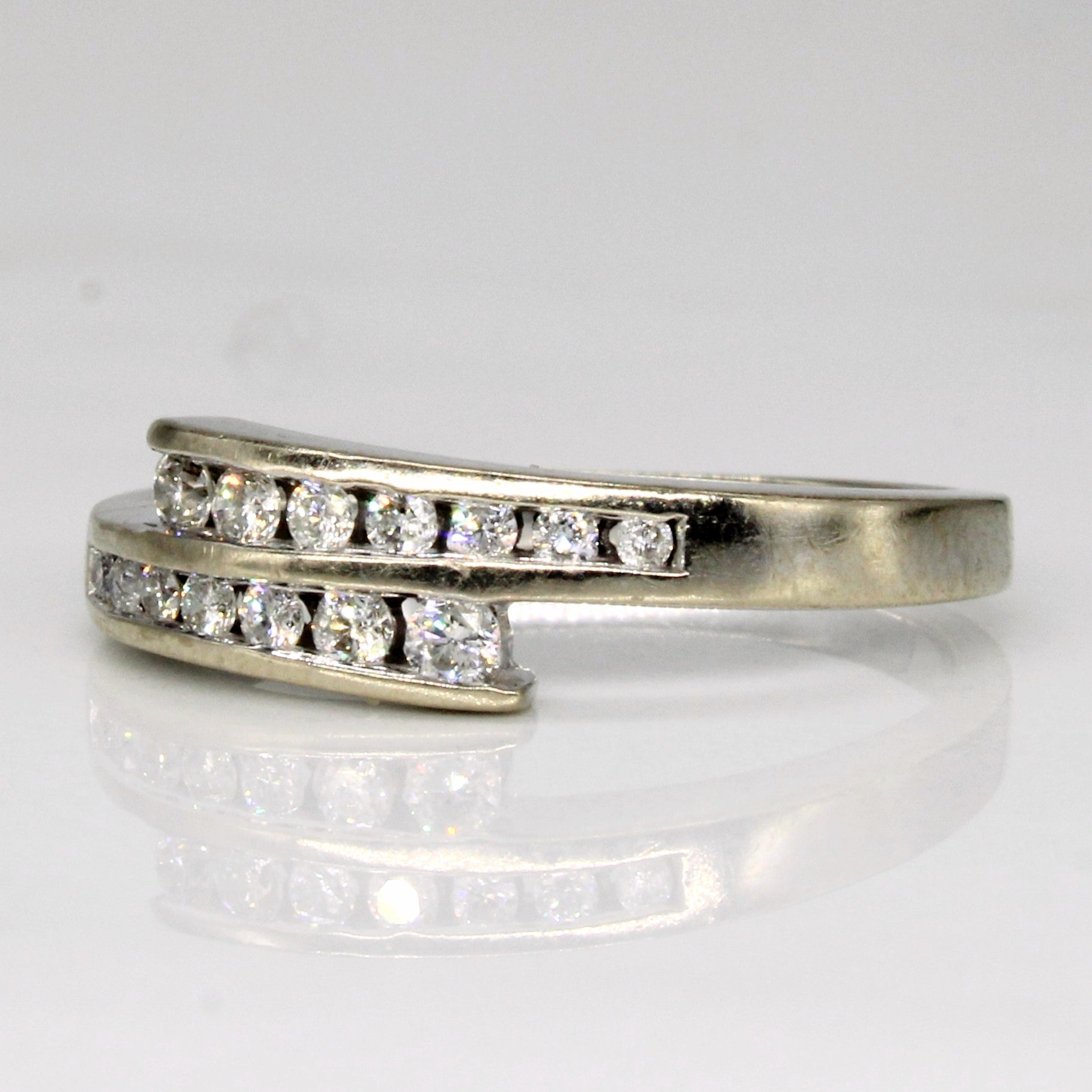 Diamond Bypass Ring | 0.22ctw | SZ 6.25 |