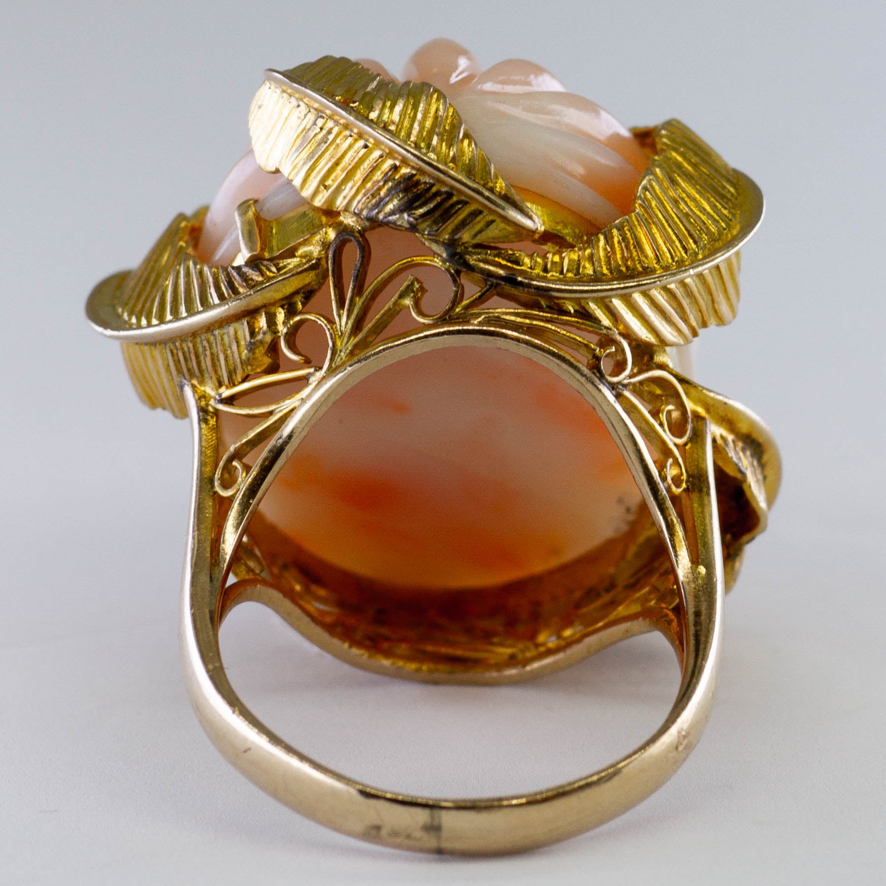 Pink Coral Cocktail Ring | 43.00ct | SZ 5.25 |