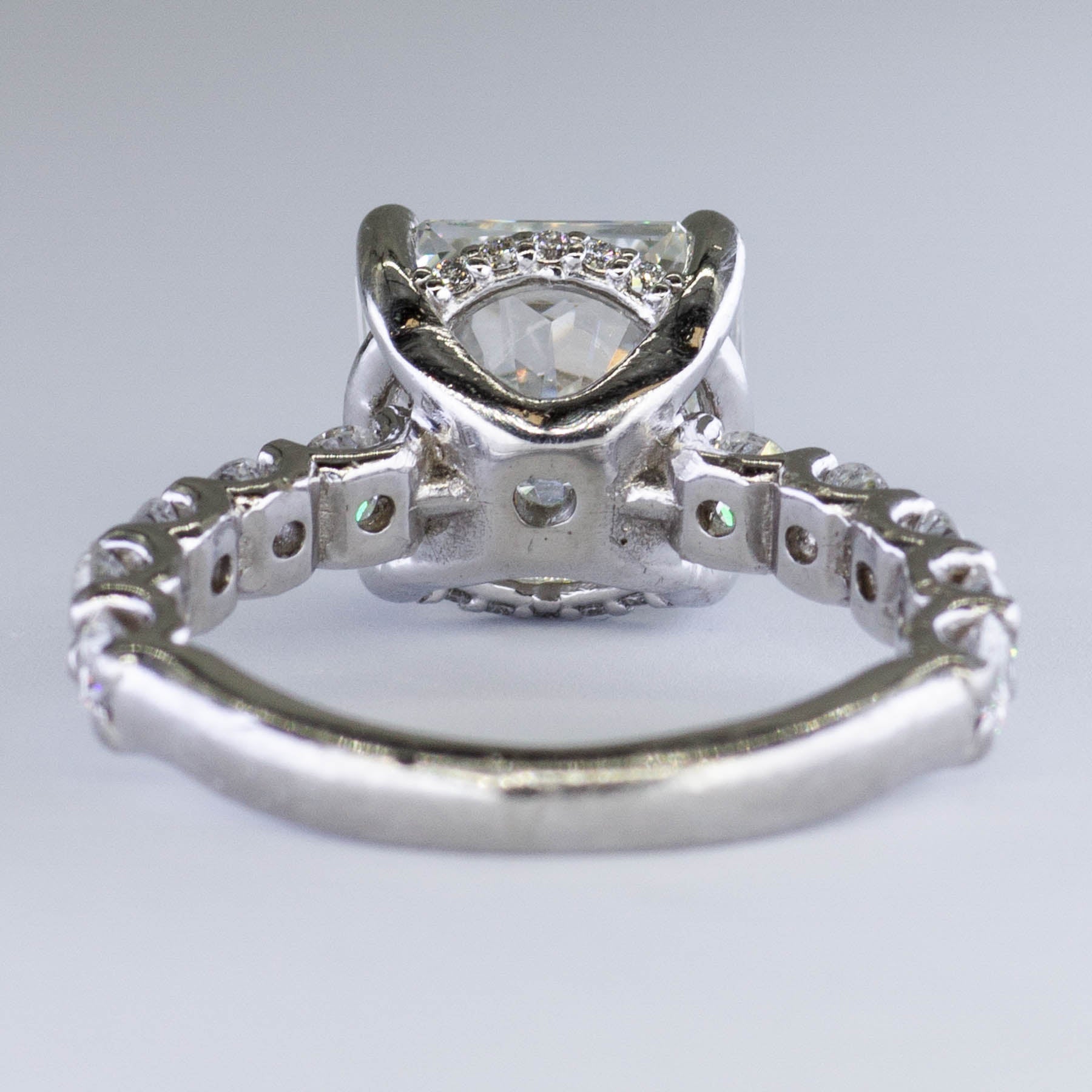 4.29ct HRD Antwerp Radiant Diamond Engagement Ring | 5.30ctw | SZ 6.75 |
