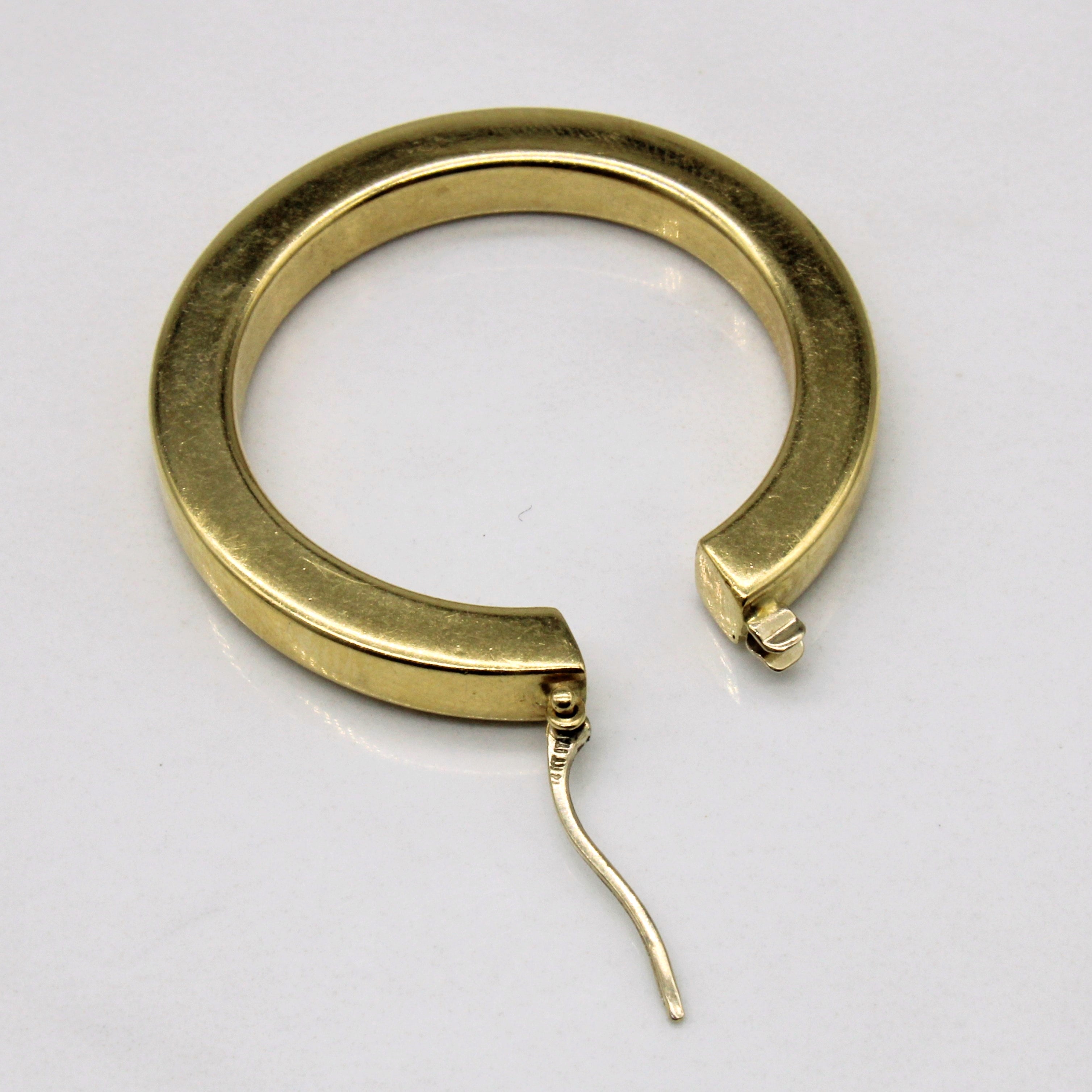 14k Yellow Gold Hoop Earrings