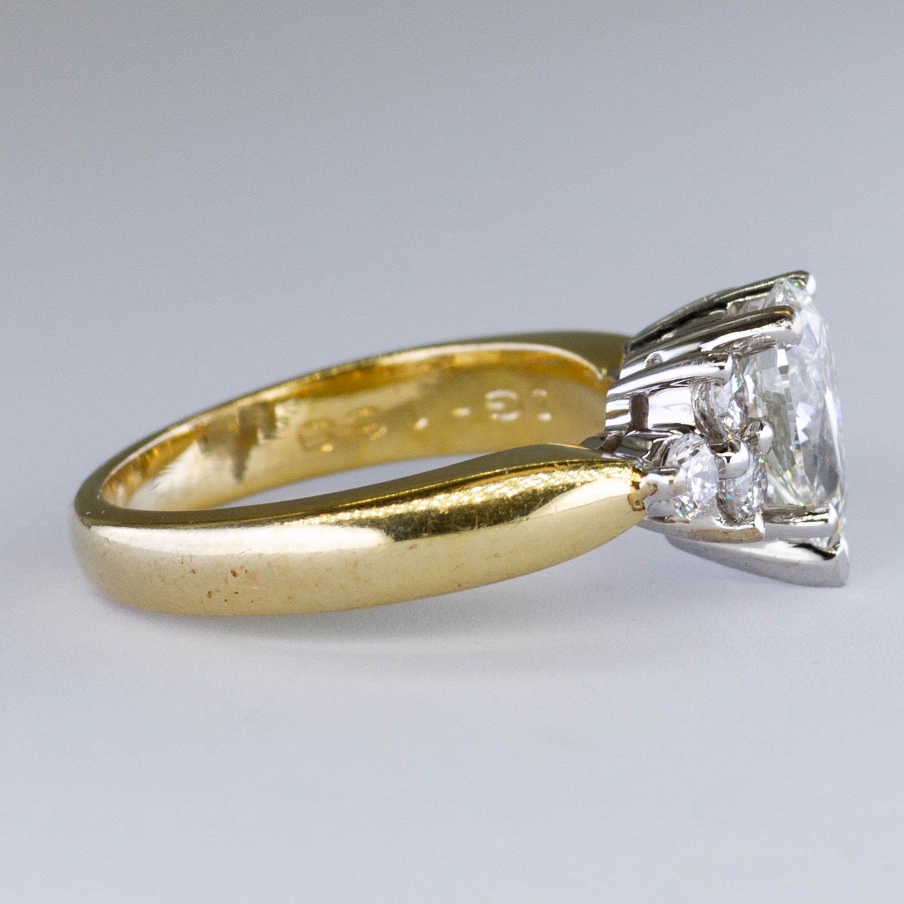 Pear Cut Trilogy Diamond Engagement Ring | 1.38ctw | SZ 5.5 |
