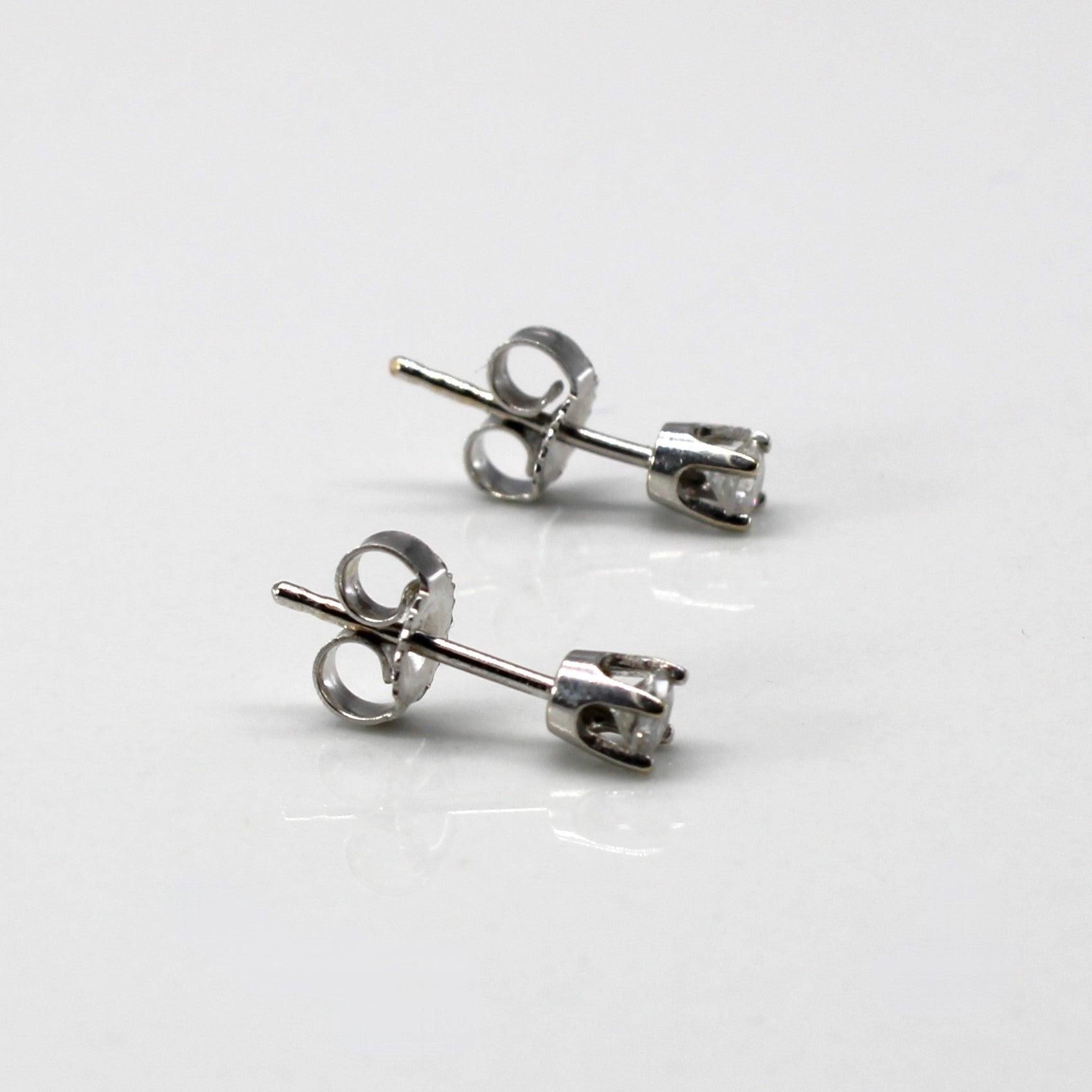 Boucles d'oreilles puces en diamant | 0,18 ct |