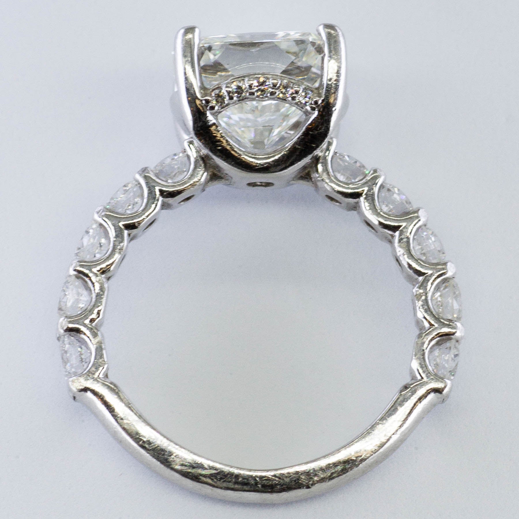 4.29ct HRD Antwerp Radiant Diamond Engagement Ring | 5.30ctw | SZ 6.75 |