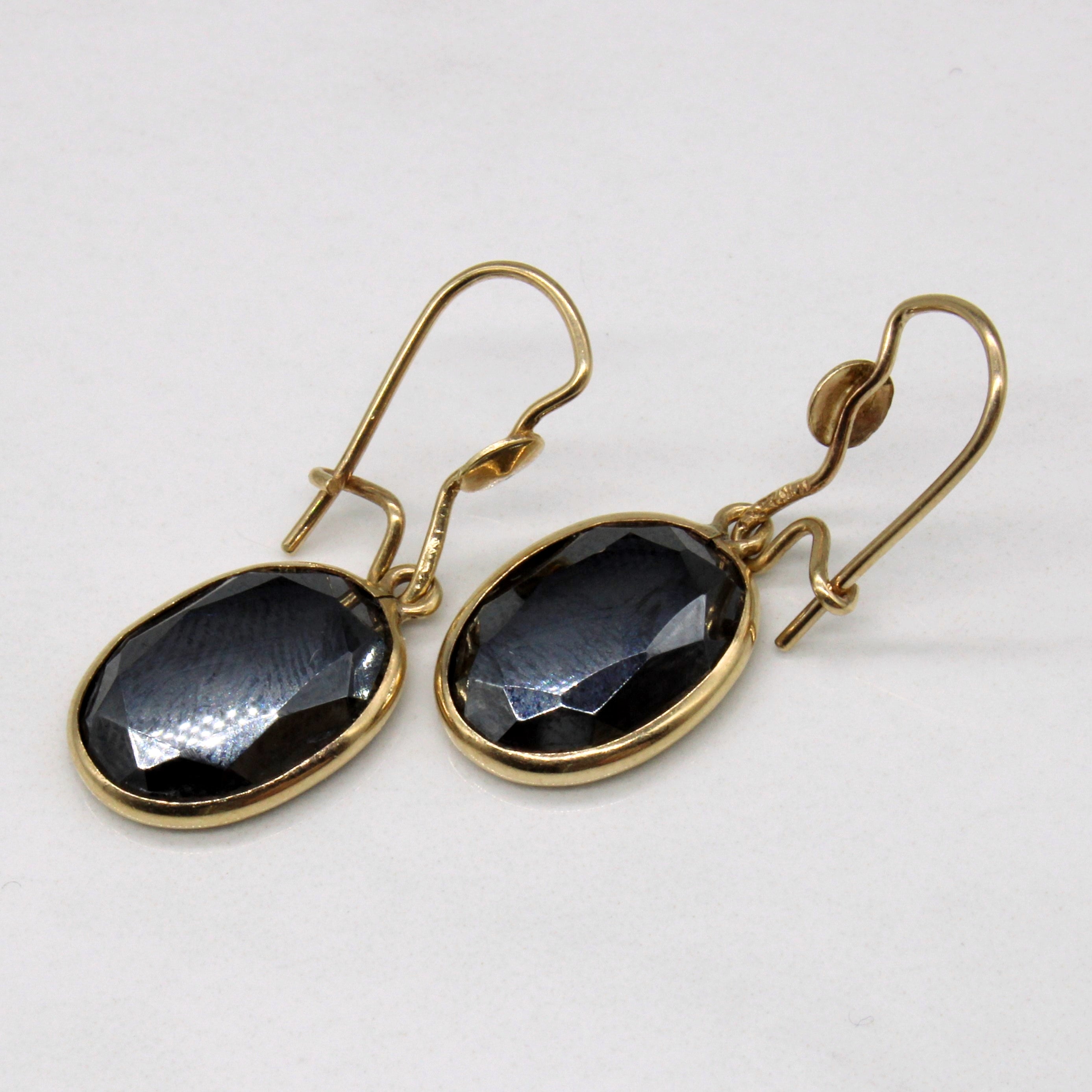 Hematite Drop Earrings | 6.00ctw |