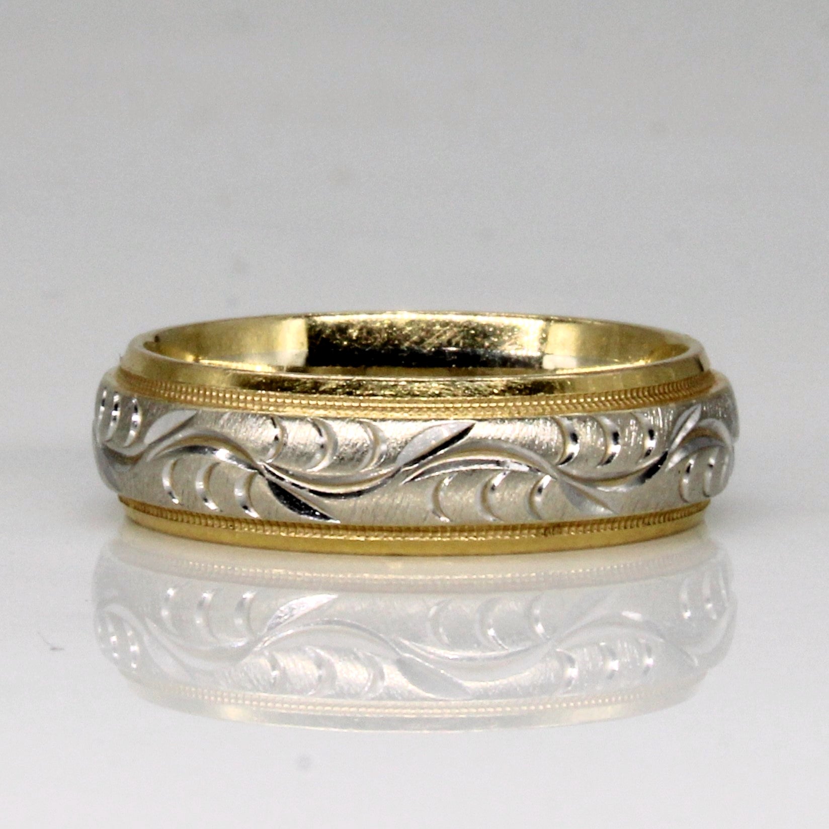 Birks' 14k Two Tone Gold Ring | SZ 8.25 |