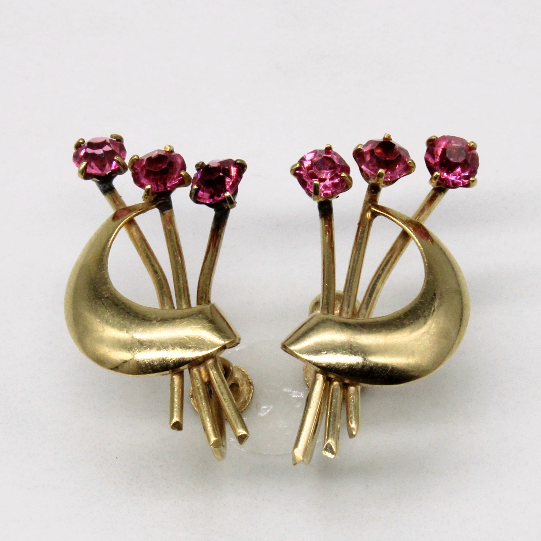 Vintage Paste Glass Earrings | 1.00ctw |