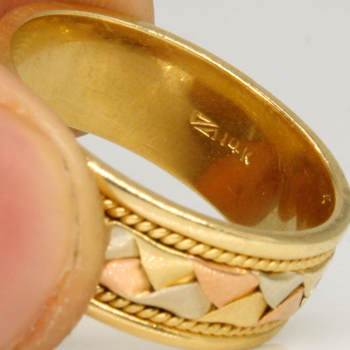 14k Tri Tone Gold Ring | SZ 10 |