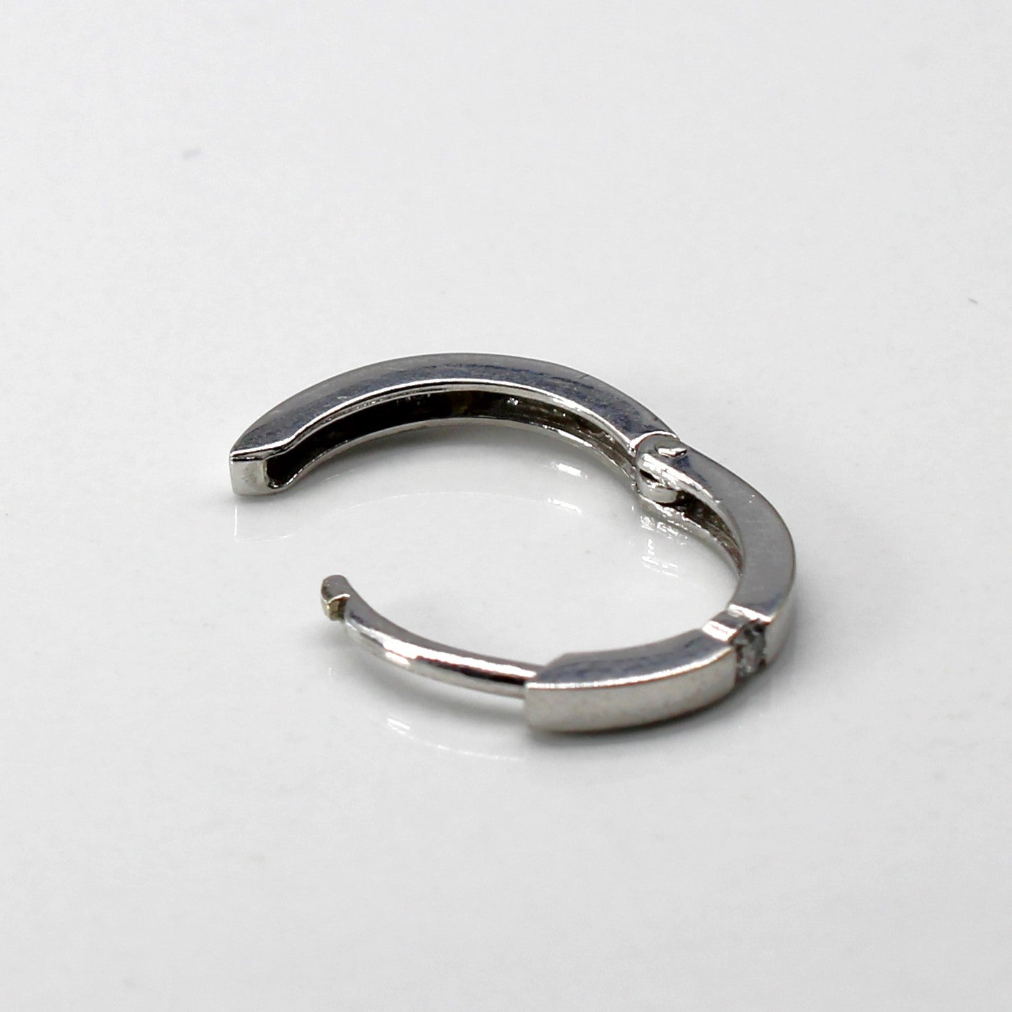 Diamond Hoop Earrings