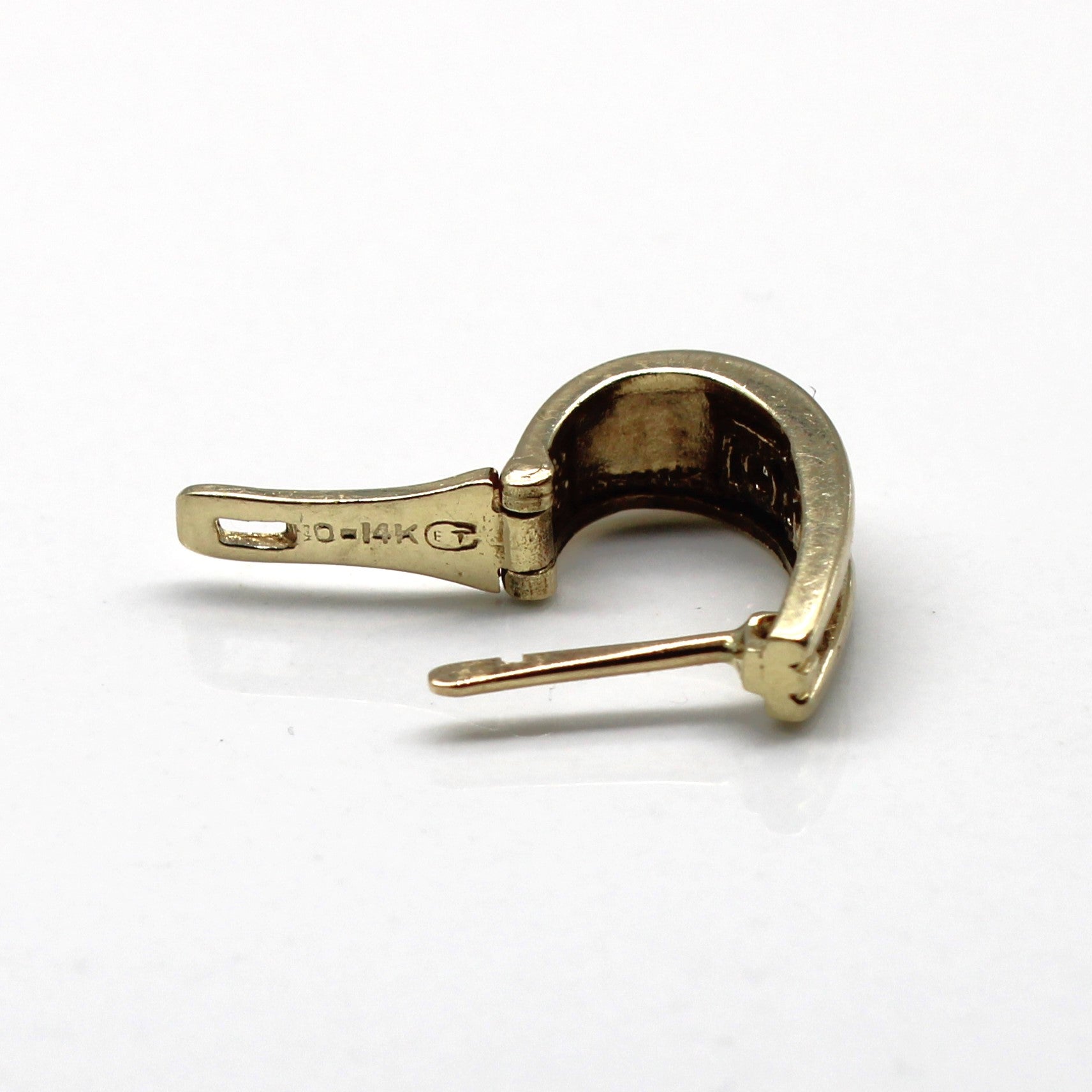 Channel Diamond Huggie Earrings | 0.20ctw |