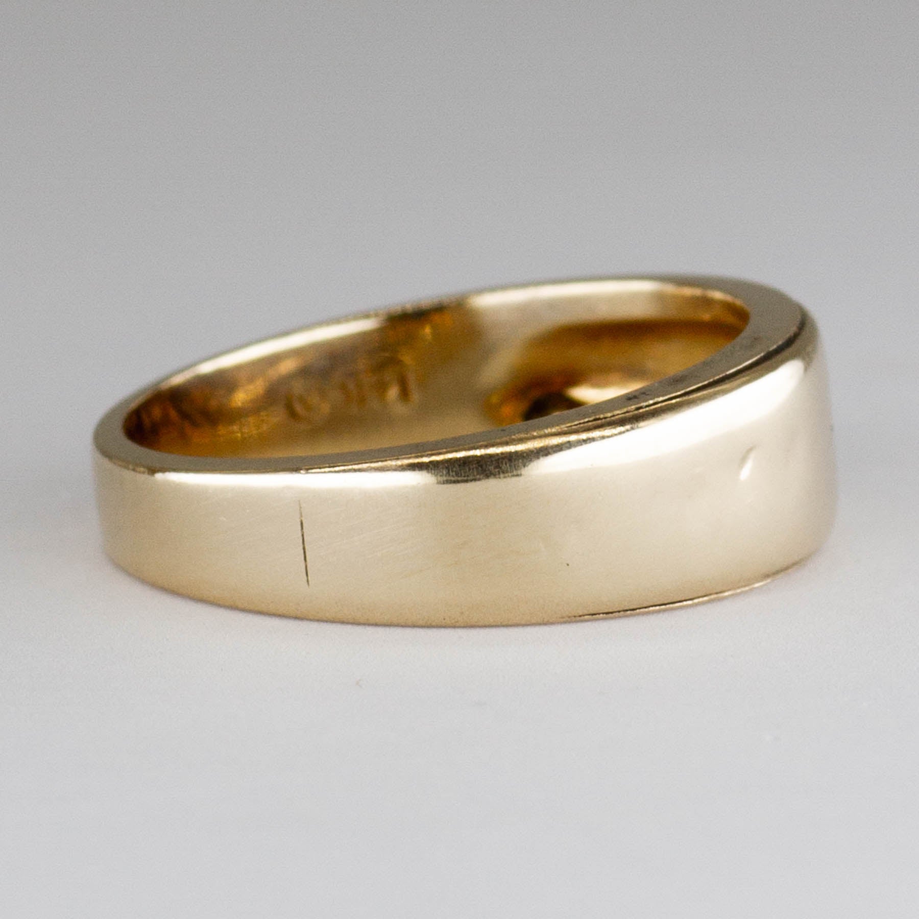 Tapered 14k Yellow Gold Band | SZ 6.5 |