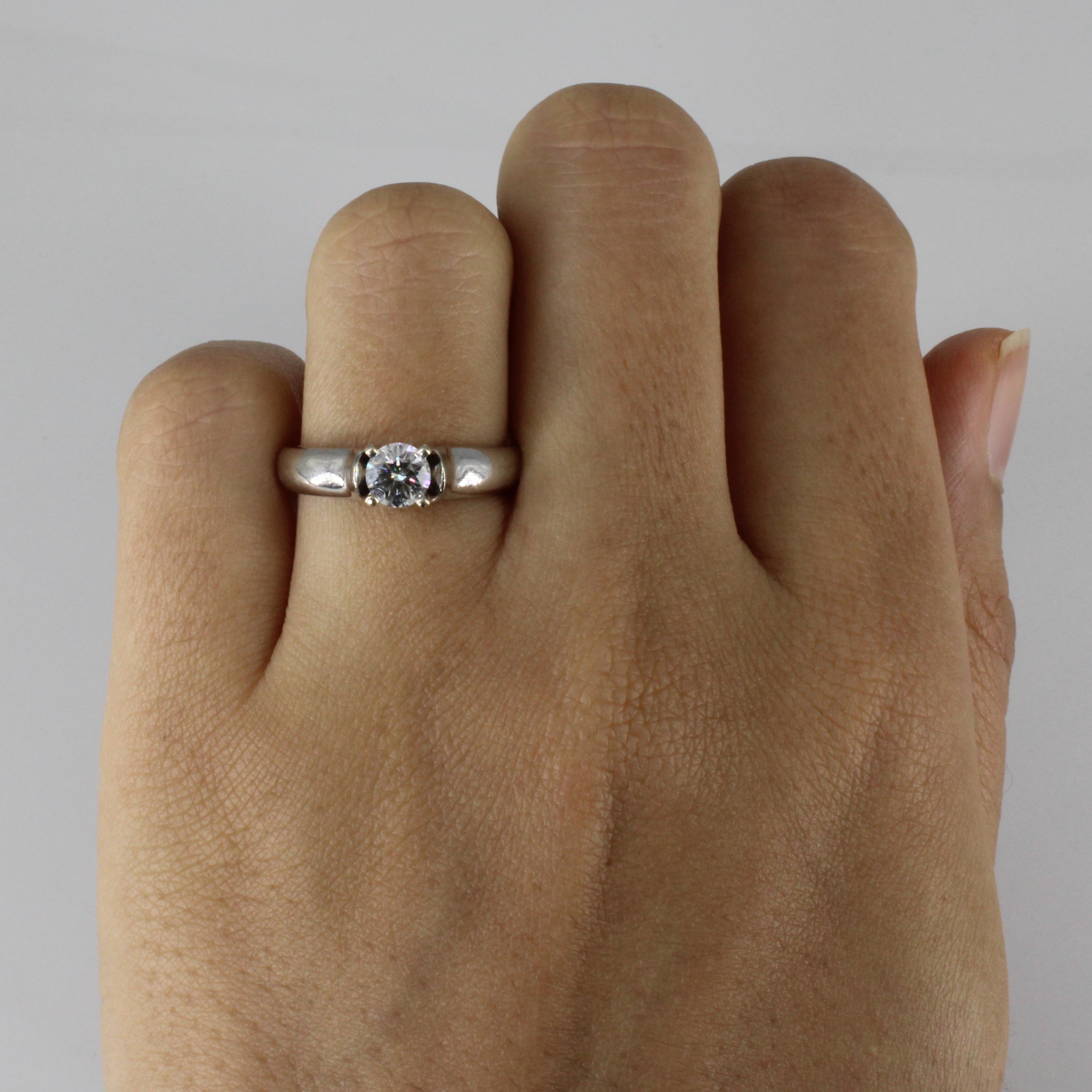 Bague de fiançailles solitaire en diamant | 0,48 ct | Taille 6 |