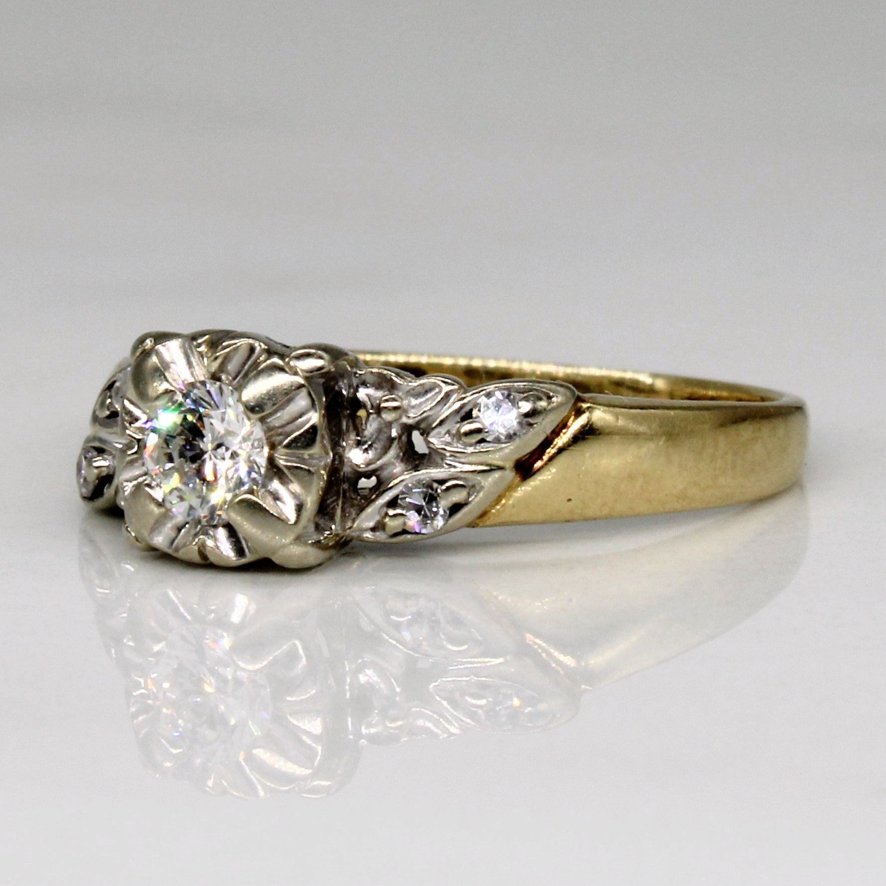 Diamond Engagement Ring | 0.19ctw | SZ 4.5 |
