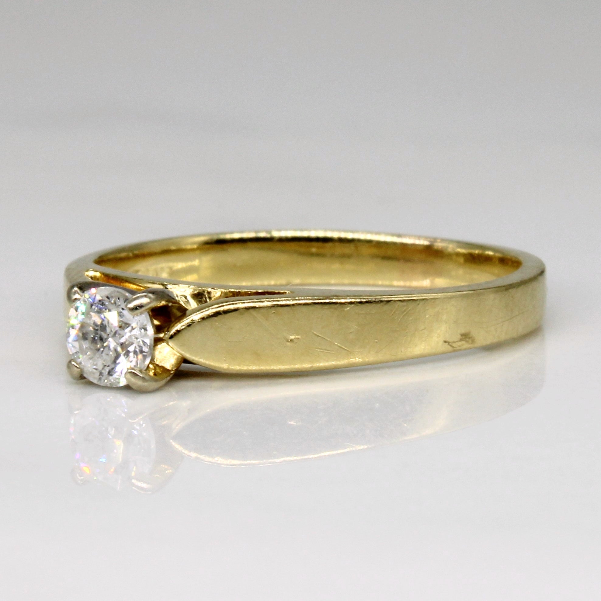 High Set Diamond Engagement Ring | 0.22ct | SZ 7 |
