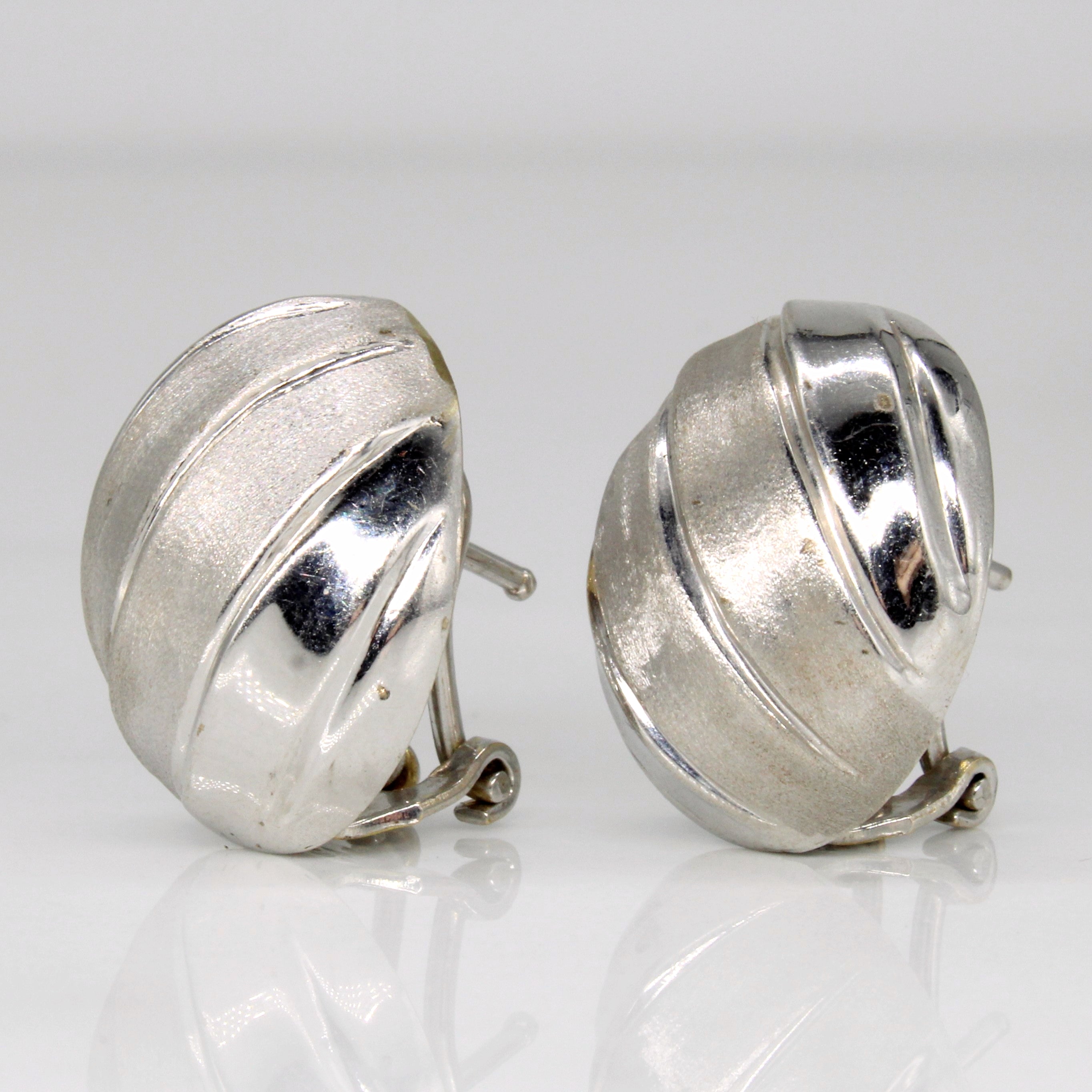 18k White Gold Earrings