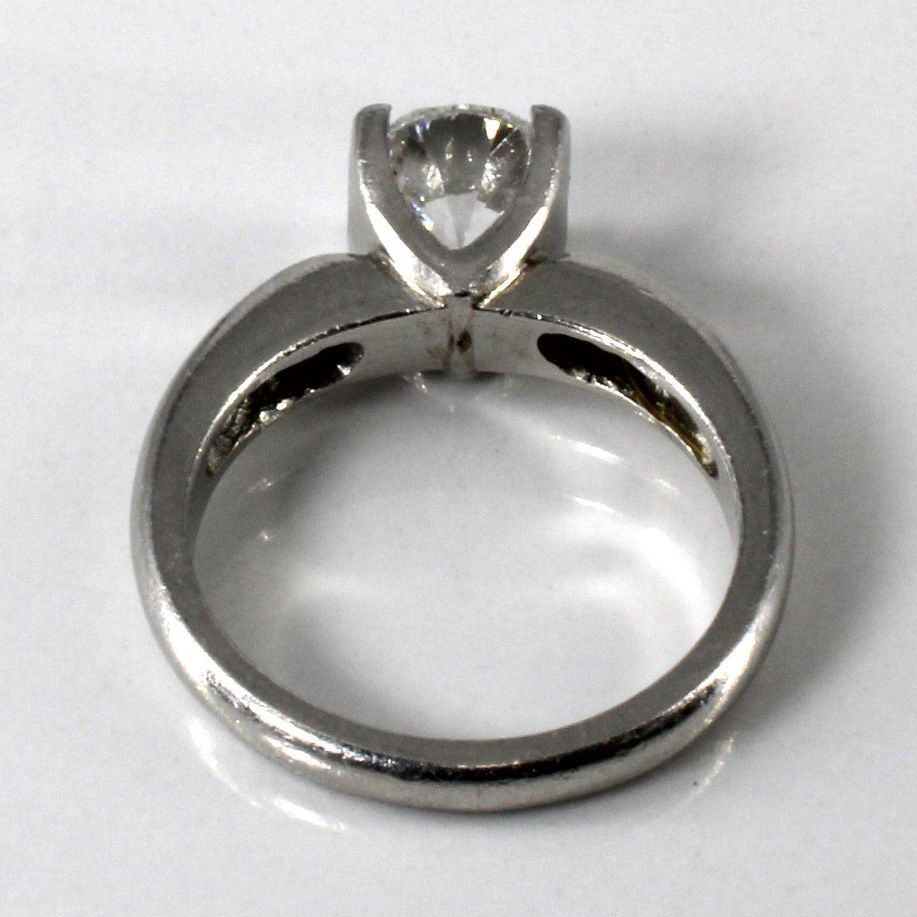 Platinum Solitaire Diamond Engagement Ring | 1.12ct | SZ 5.5 |