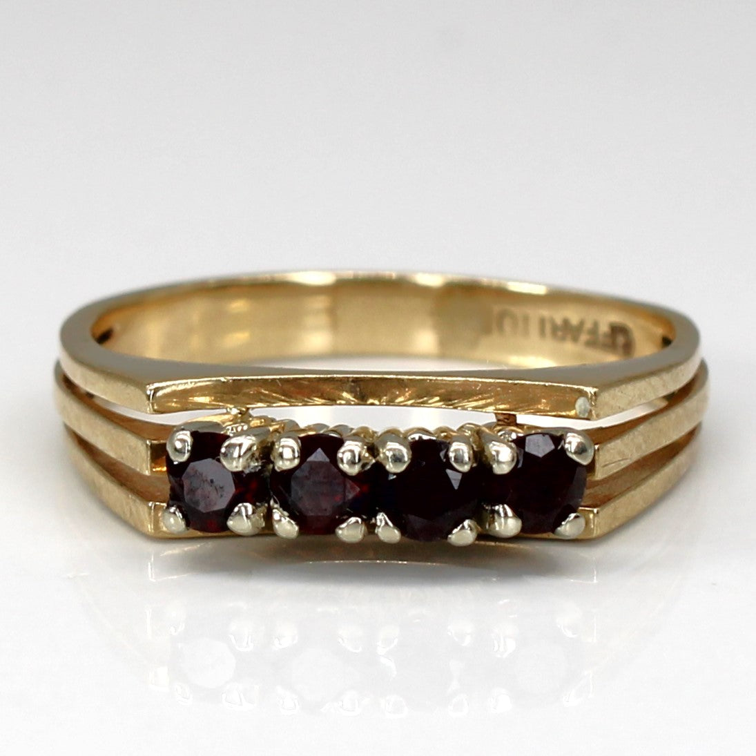 Four Stone Garnet Ring | 0.50ctw | SZ 7.75 |