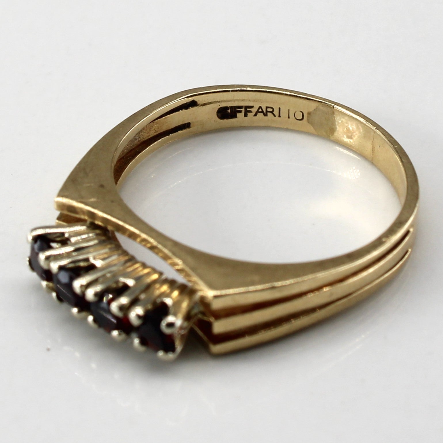 Four Stone Garnet Ring | 0.50ctw | SZ 7.75 |