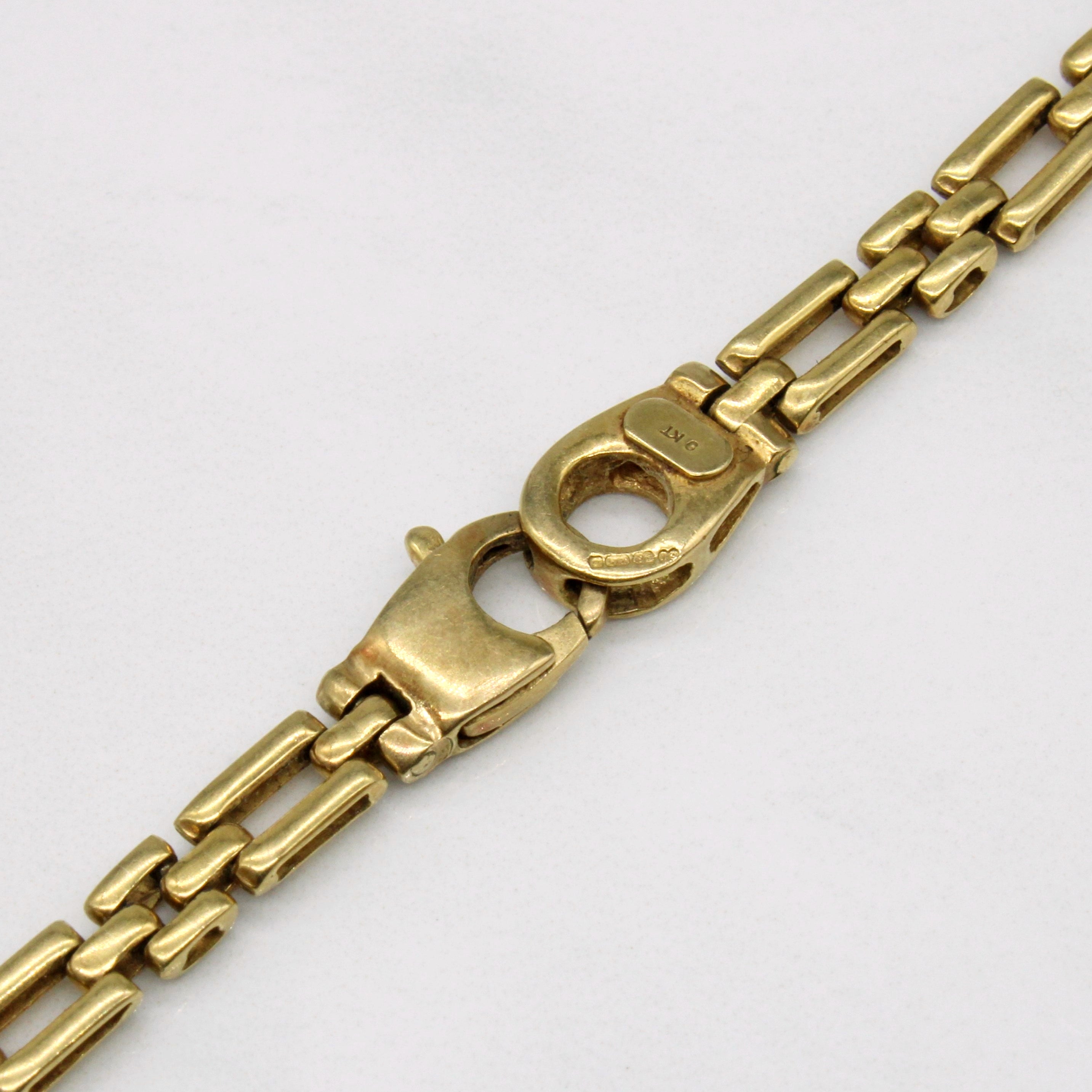 9k Yellow Gold Necklace | 16" |