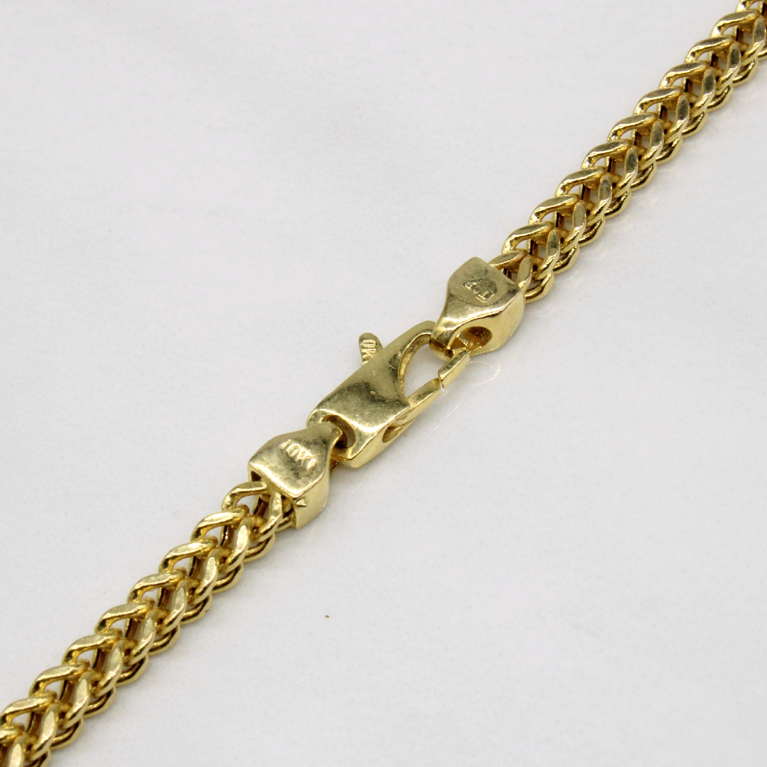 10k Yellow Gold Wheat Chain | 23" |