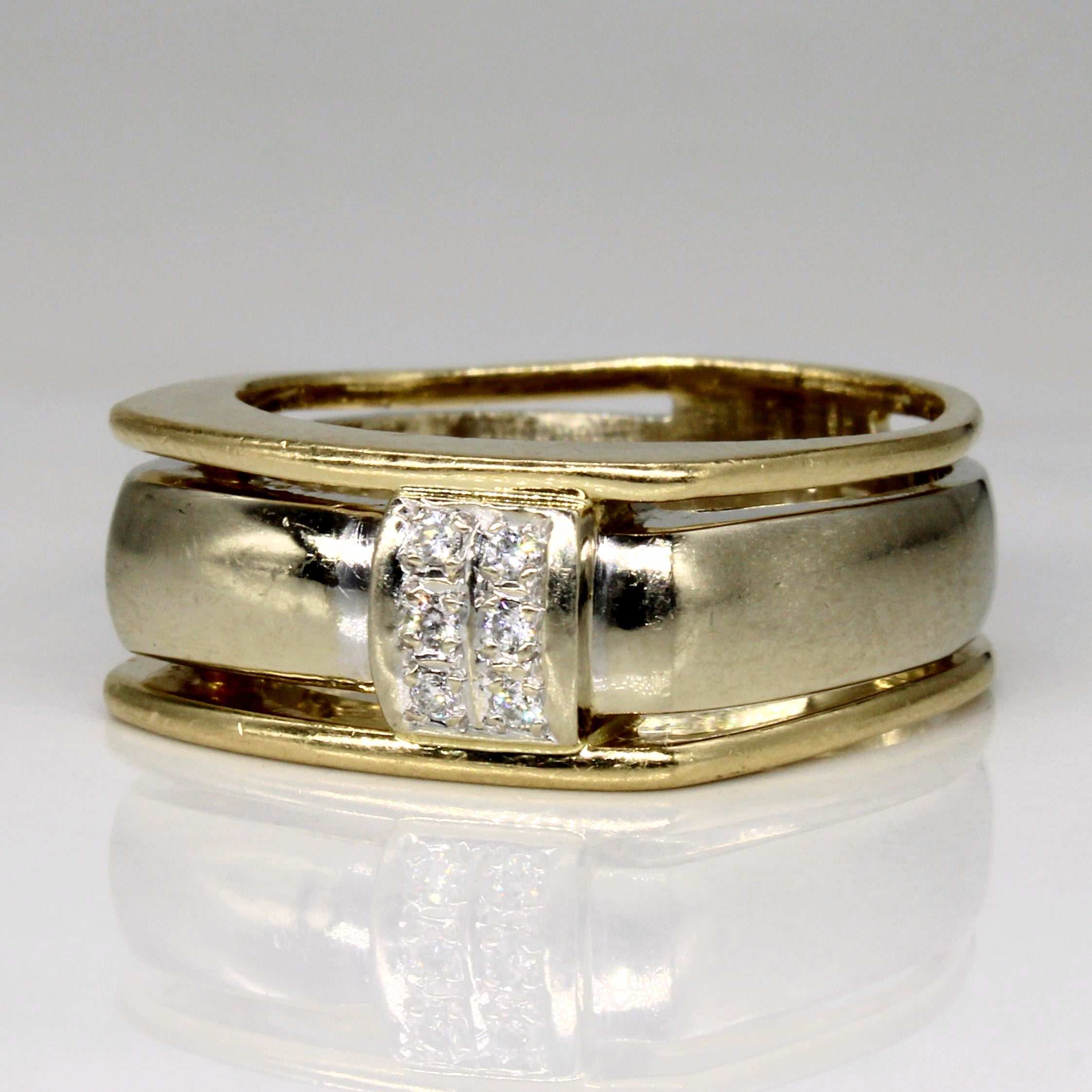 Illusion Set Diamond Ring | 0.05ctw | SZ 8.5 |