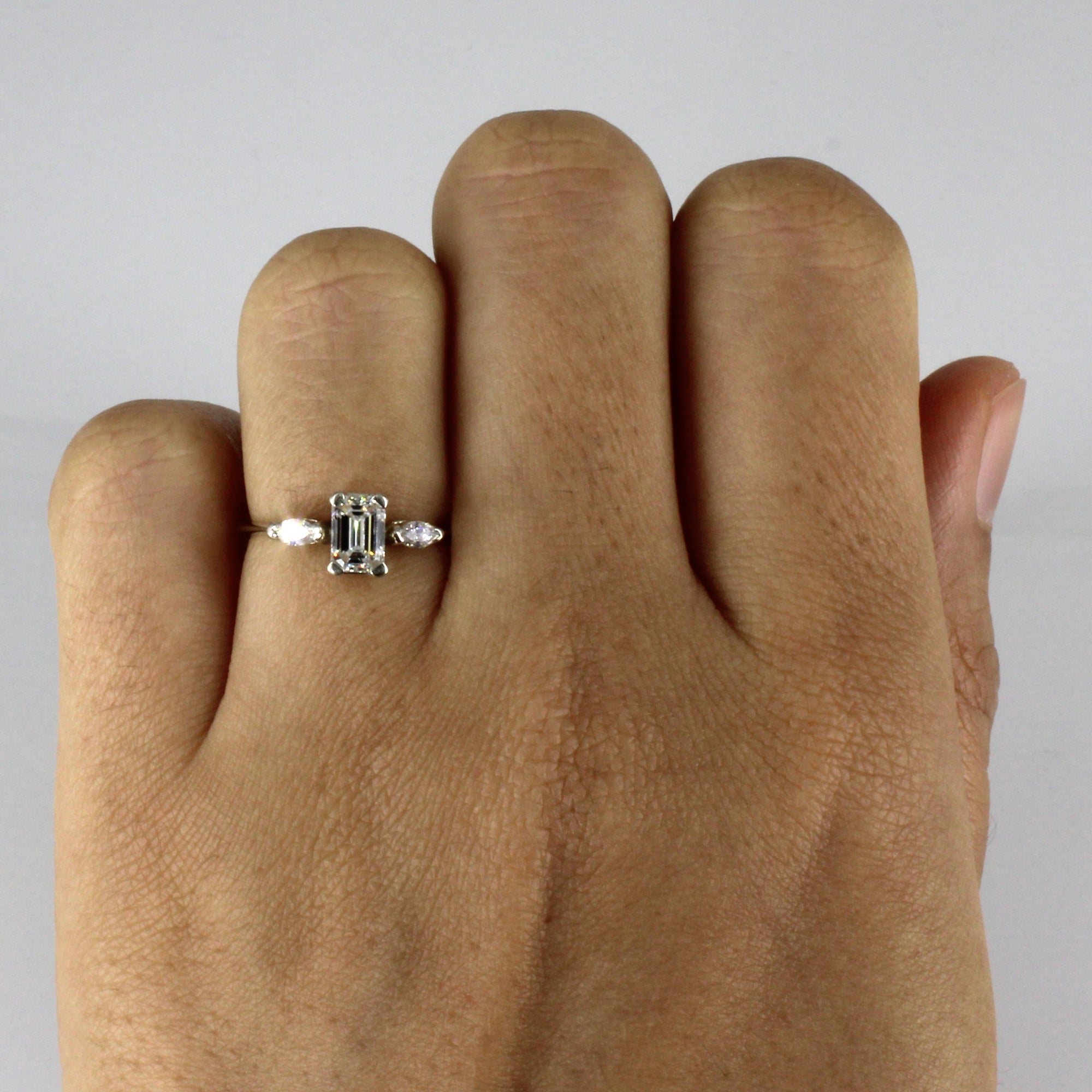 Three Stone Diamond Ring | 0.69ctw | SZ 4.75 |