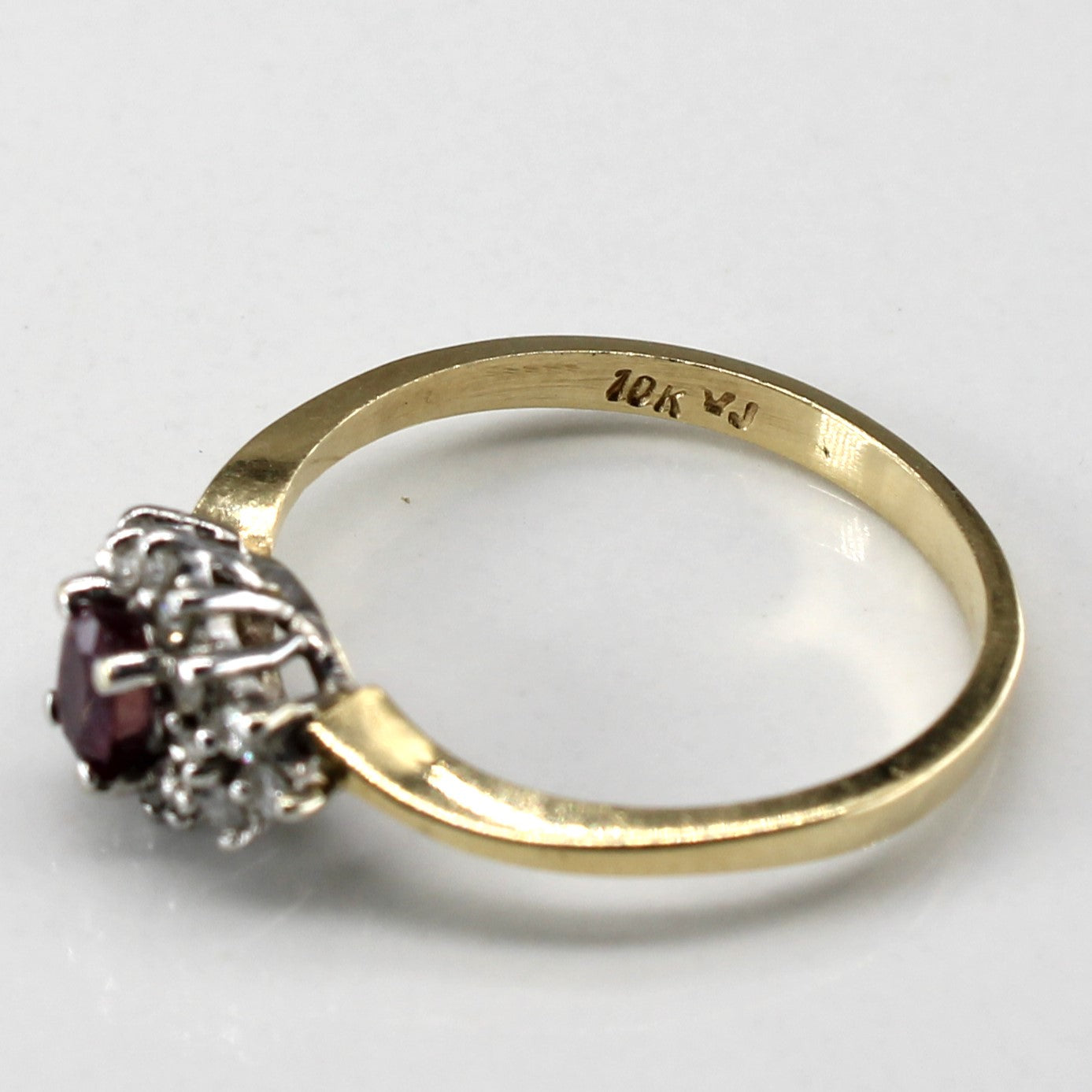 Bague cocktail rubis et diamants | 0,20 ct | 0,16 ct au total | Taille 6 |