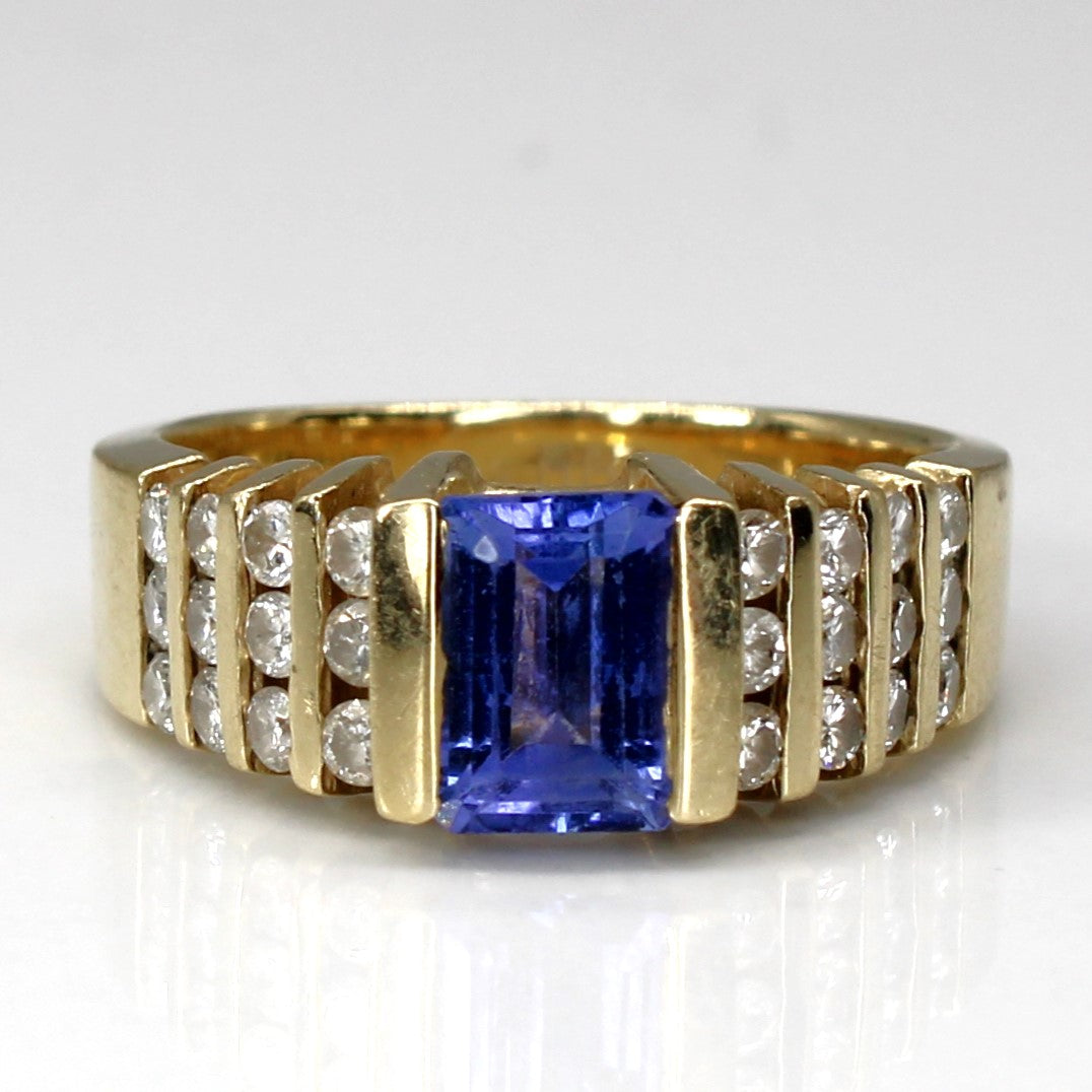 Tanzanite & Diamond Ring | 1.00ct | 0.50ctw | SZ 6 |