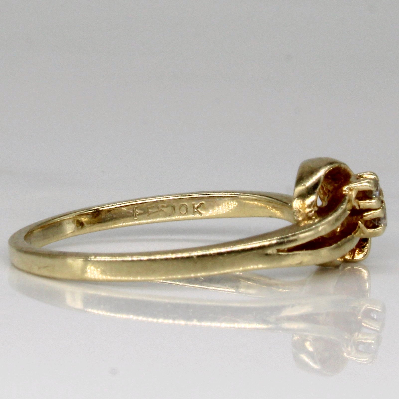 Diamond Knot Ring | 0.02ctw | SZ 6 |