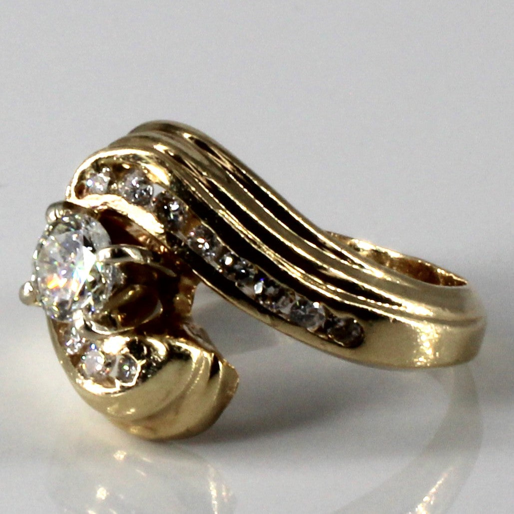 Bypass Diamond Ring | 0.63ctw | SZ 5.75 |