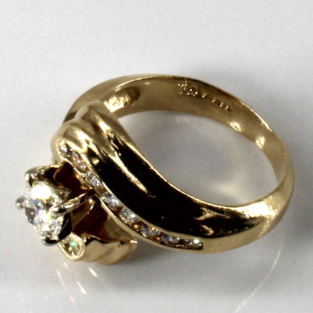 Bypass Diamond Ring | 0.63ctw | SZ 5.75 |