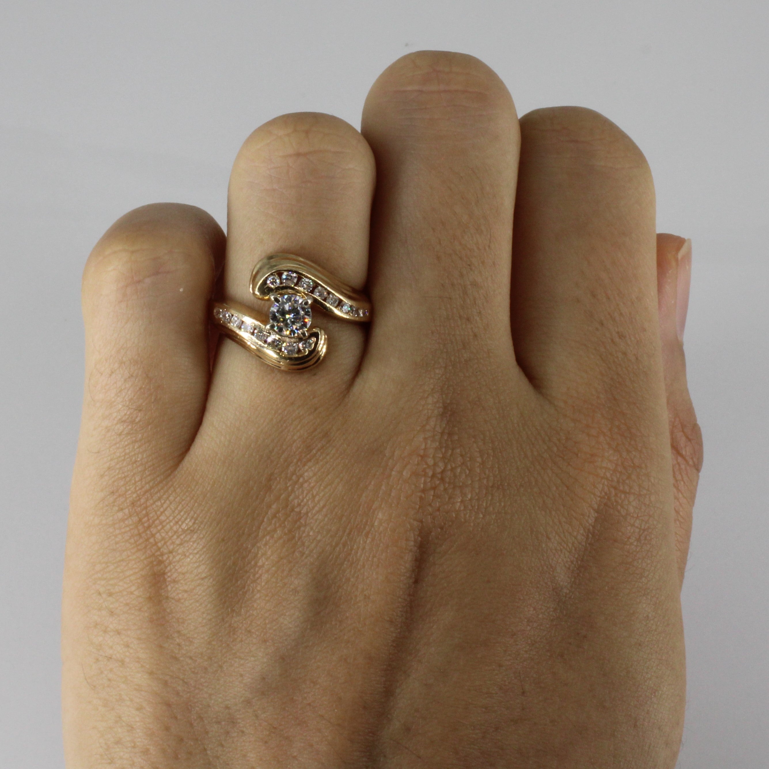 Bypass Diamond Ring | 0.63ctw | SZ 5.75 |