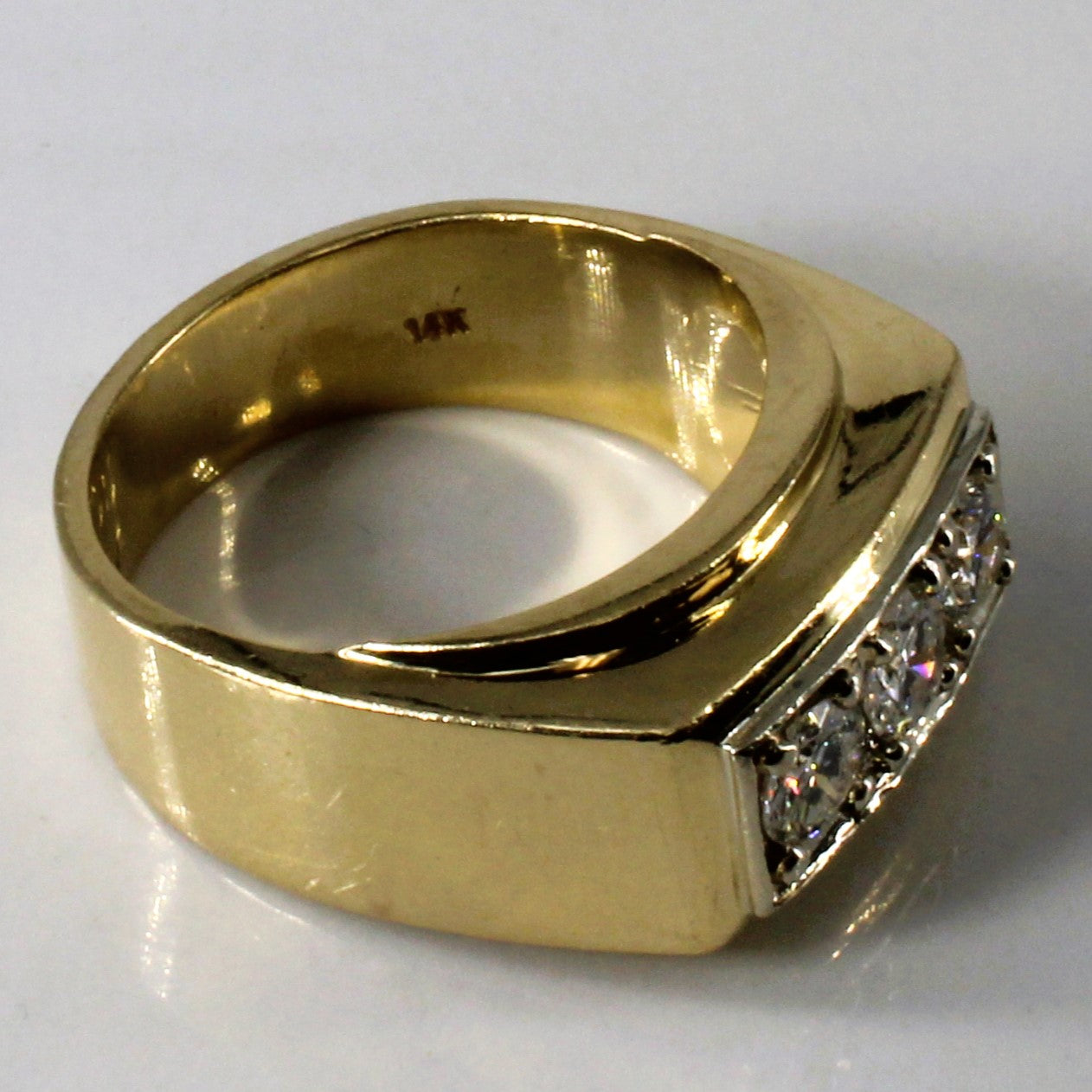 Three Stone Diamond Ring | 0.78ctw | SZ 8.25 |